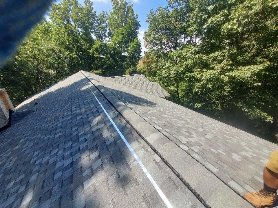 Residential Roofing Installation using Atlas Pinnacle Pristine Coastal Granite Architectural Shingles by Frederick Roof Repair