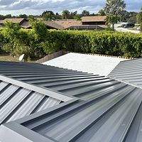 24ga 1.5" Mechanical Seam Charcoal Gray  by Total Roofing System The Metal Roof Experts