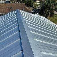 26ga 1" Nail-Strip Mill Finish  by Total Roofing System The Metal Roof Experts