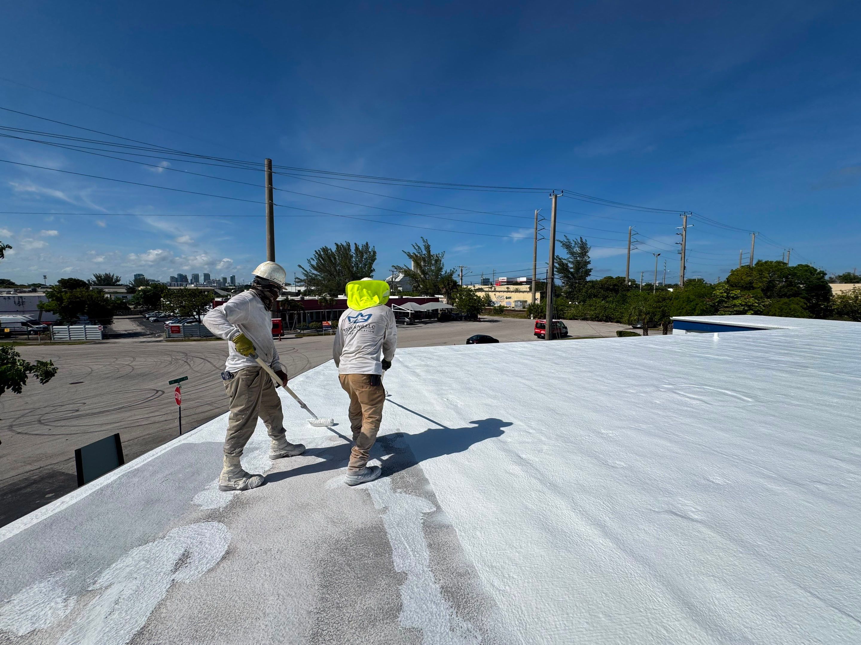 Fort Lauderdale Commercial Roof Restoration and Reflective Coating Installation by Roof King LLC