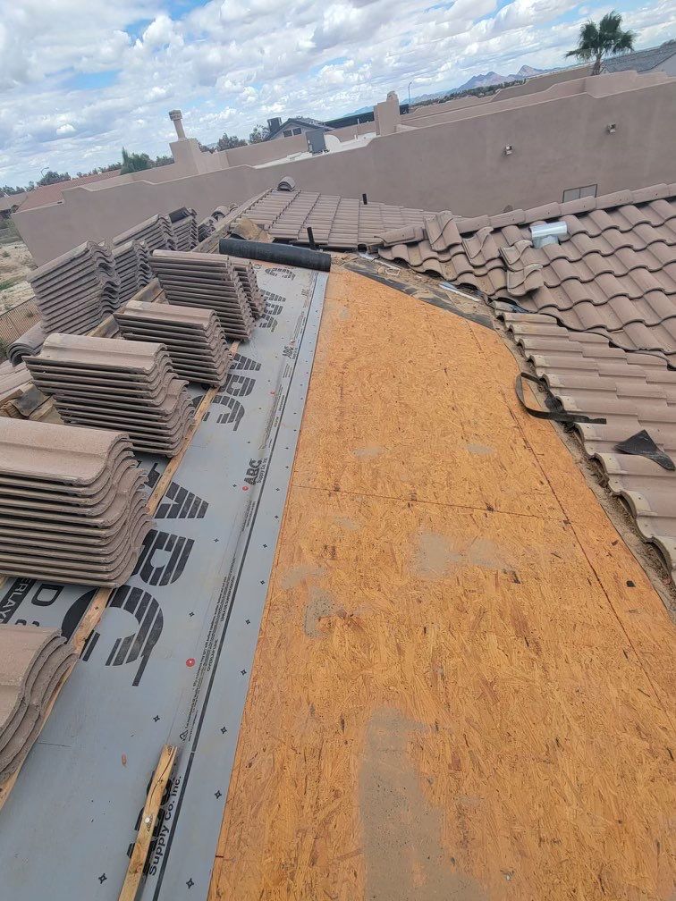 Sandstone Beige Concrete Tile by Reimagine Roofing
