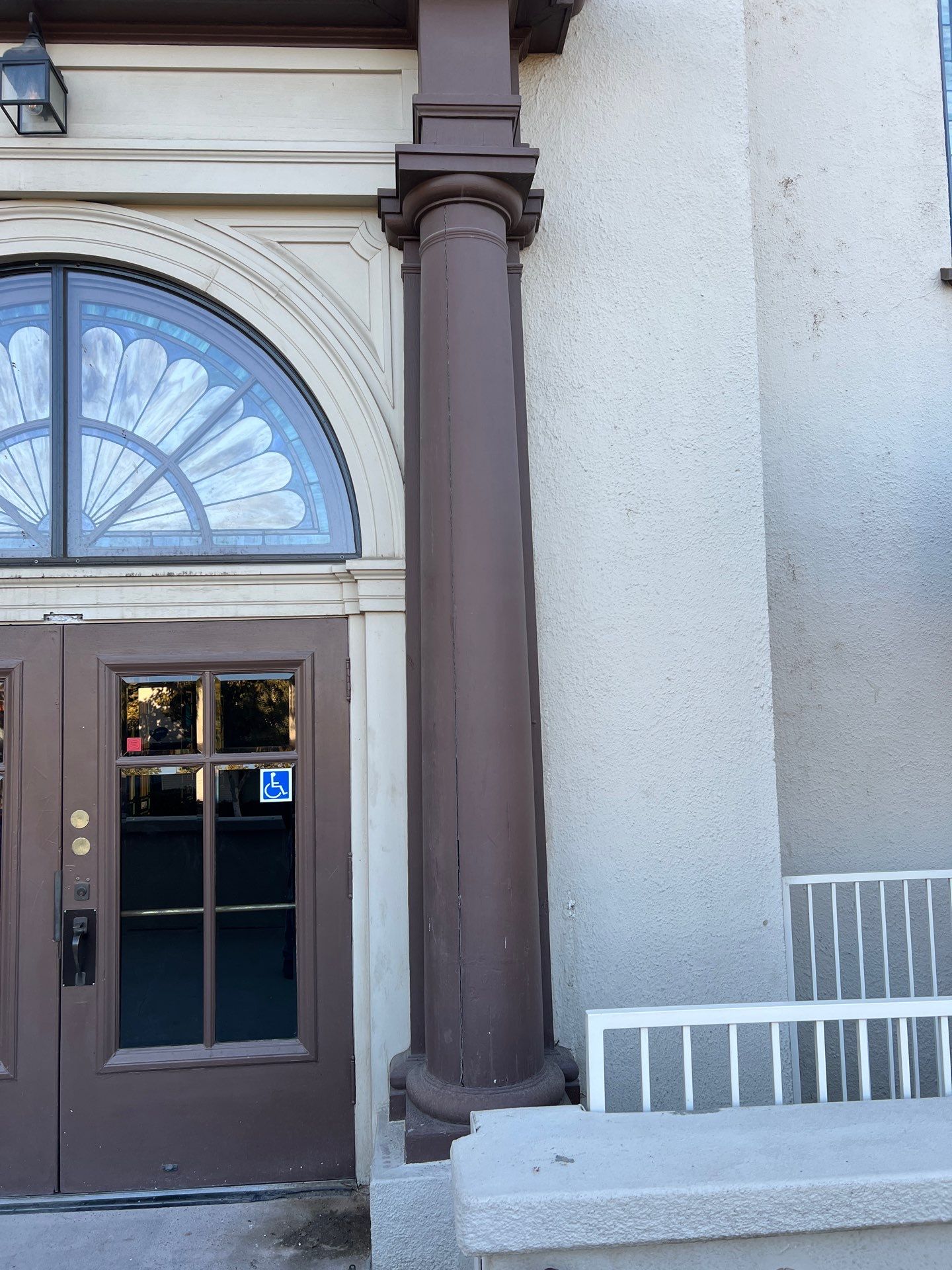 Presbyterian Church repairs to entrance architecture by Straight Edge Roofing Inc