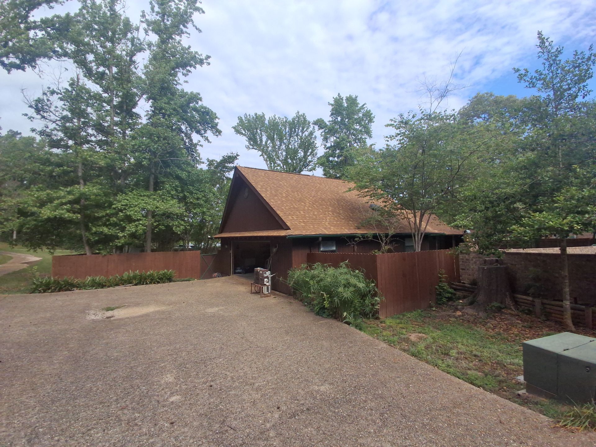 Careful Stain Work & Fresh Color on Unique Property Tyler, TX by Quality Coats Painting