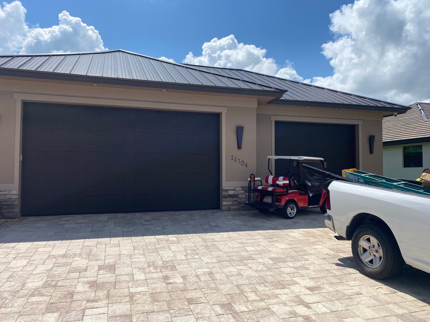 Residential Roofing Installation using Standing Seam Metal Roof in Cape Coral, FL by International Roofing