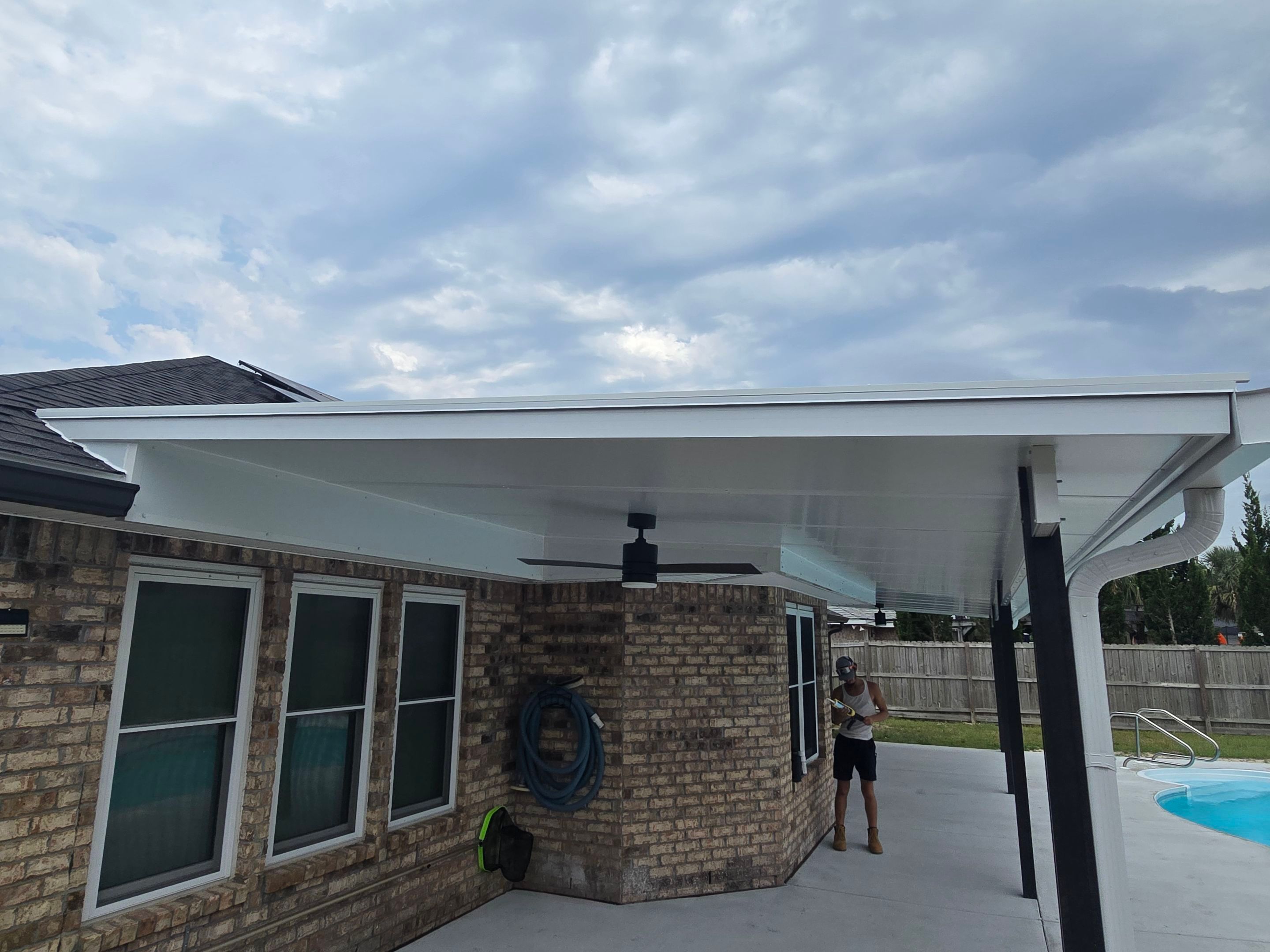Poolside Patio Cover  by Titan Sunrooms