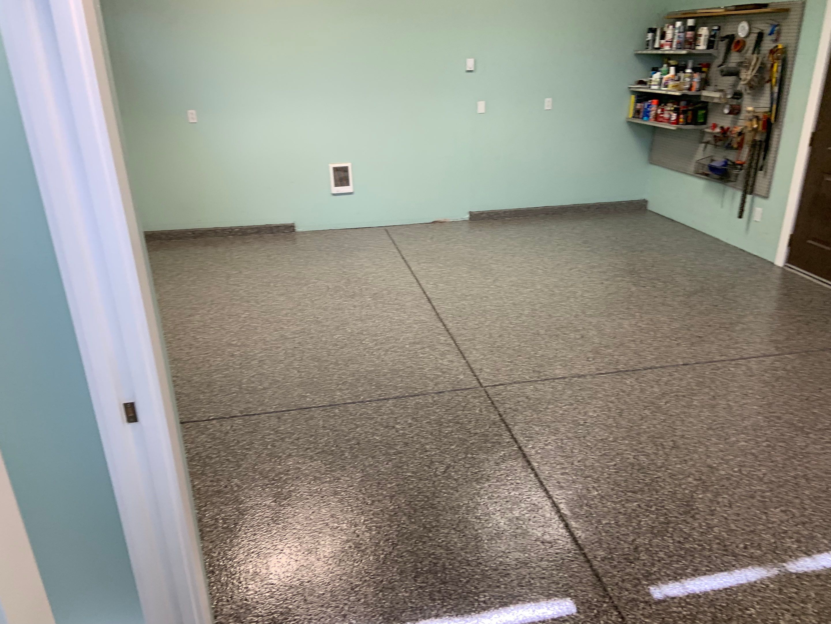 Countertop Transformation using Galaxy Colorway by Croc Coatings, LLC