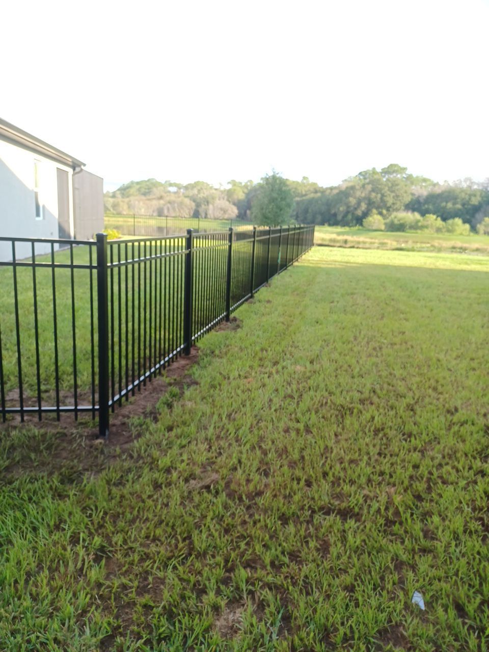Aluminum Fence Installation using 3 Rail Aluminum Fence by Asap fence and gates, LLC