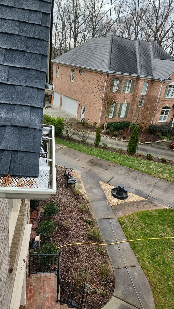 House Wash using cleaner by Power Wash Masters LLC