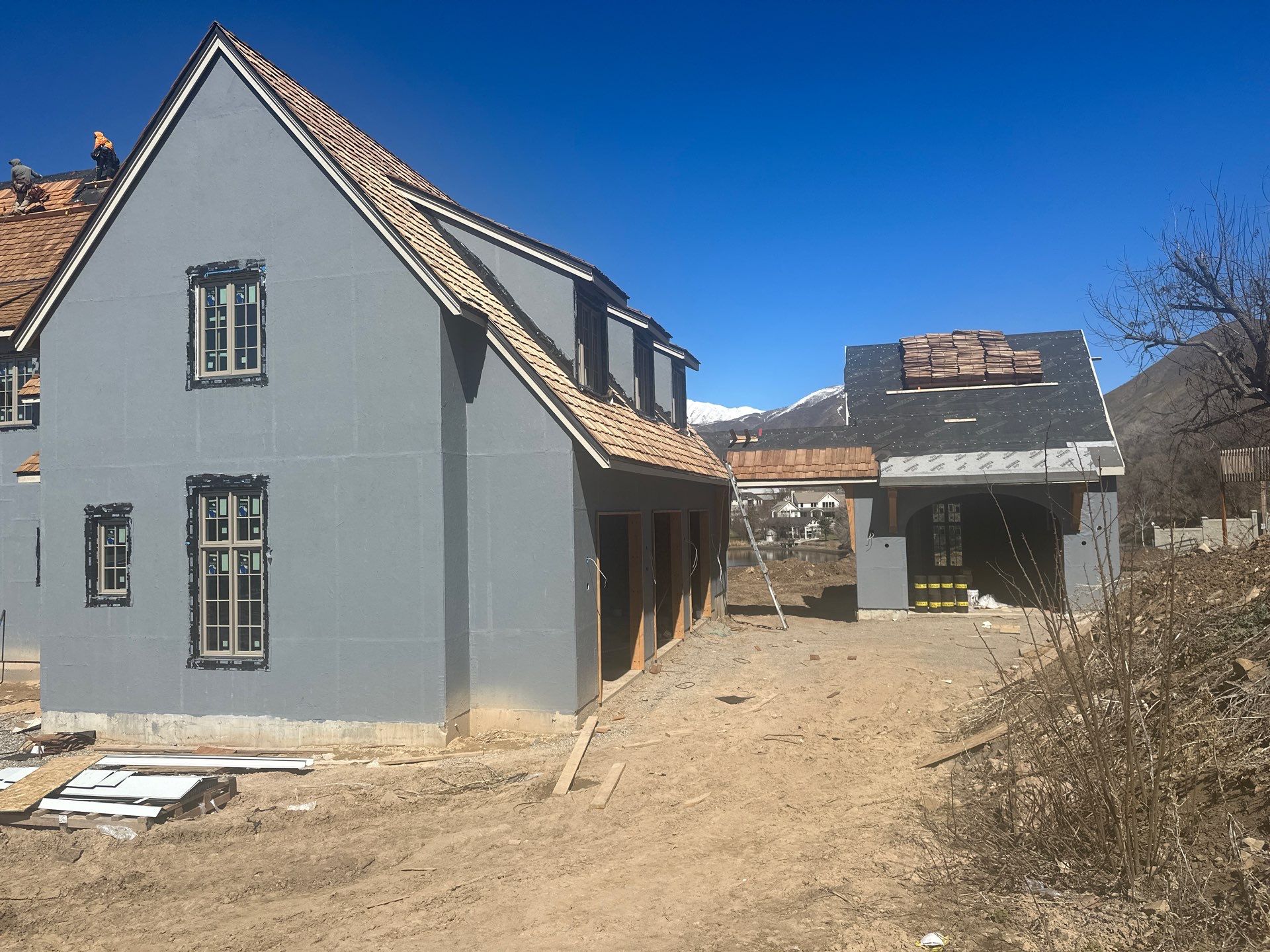 Project in Mapleton by Master Rain Gutters.