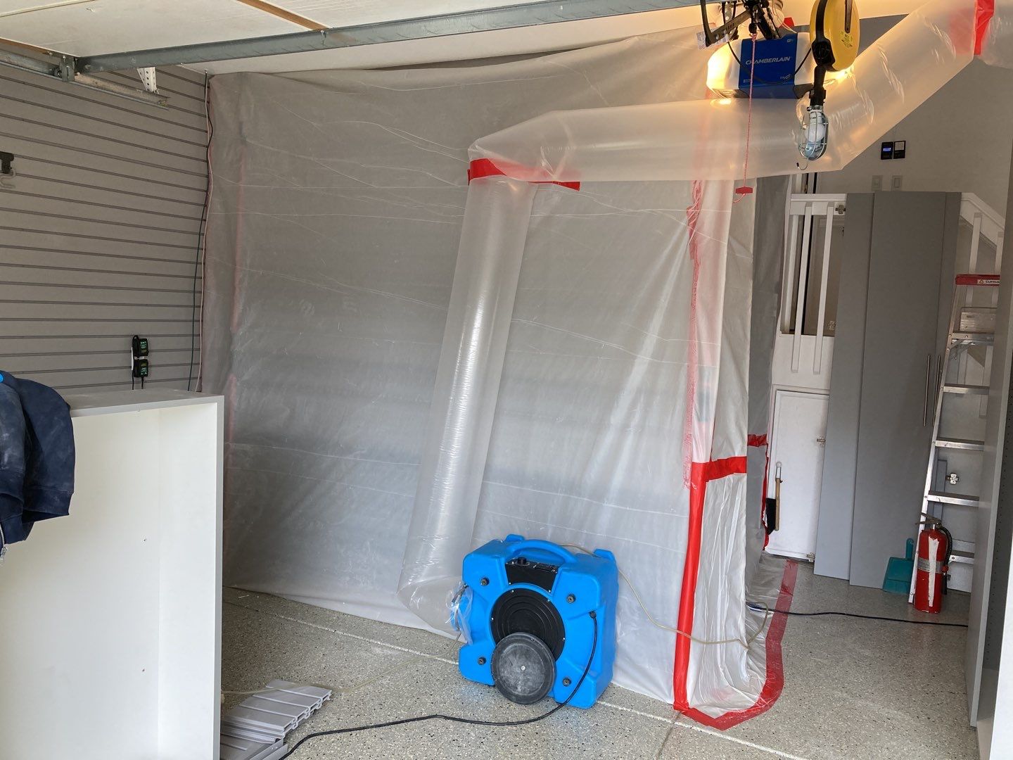 Mold Remediation using Containment by Accountable Home Services