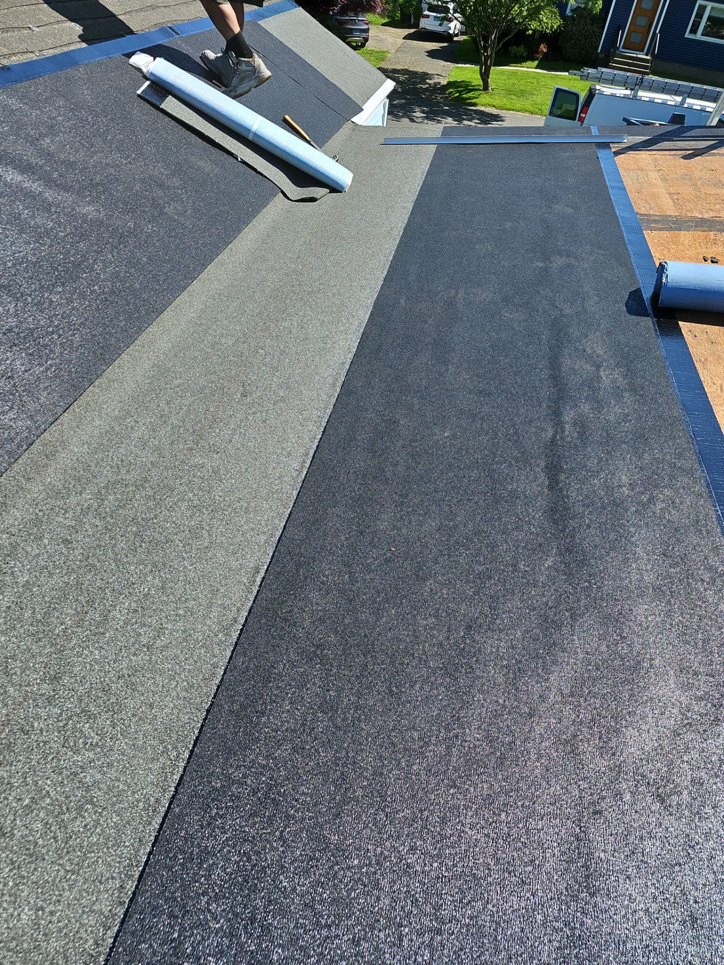 Residential Roofing Installation using Tamko Titan XT - Virginia Slate by A Plus Exterior