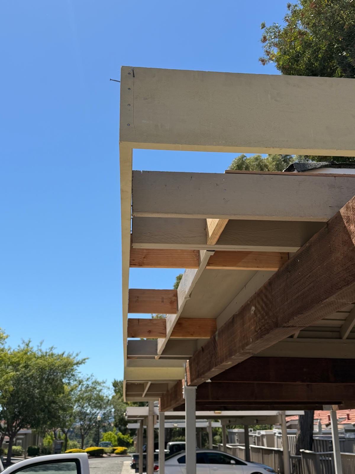 Commercial Carport Reconstruction by Anza Builders, Inc. 