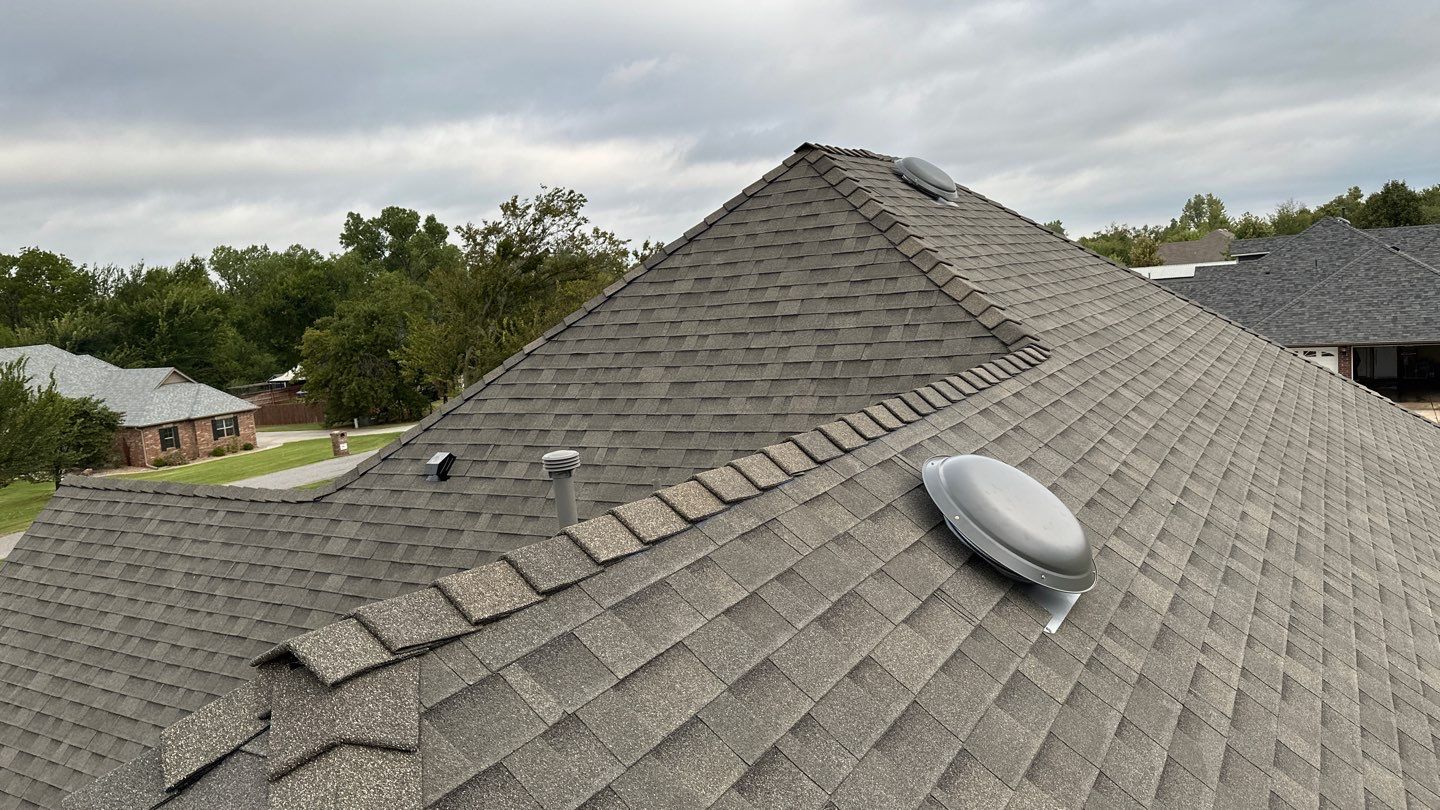 roof, vent, & gutter replacement in Blanchard by McCann's Roofing and Construction