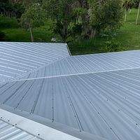 26ga 5V Crimp Mill Finish by Total Roofing System The Metal Roof Experts