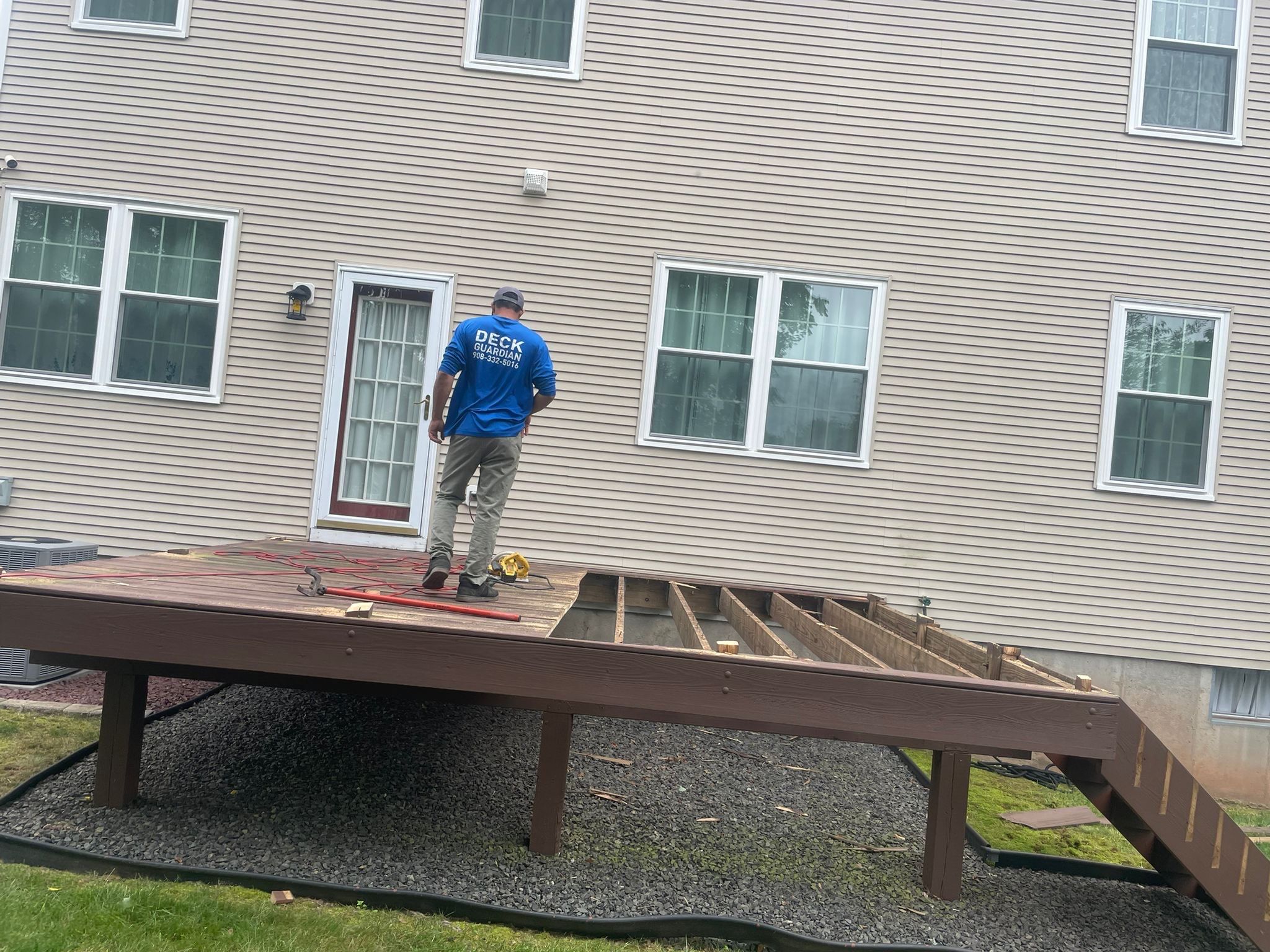 Deck Resurfacing in Bridgewater, New Jersey by deck guardian