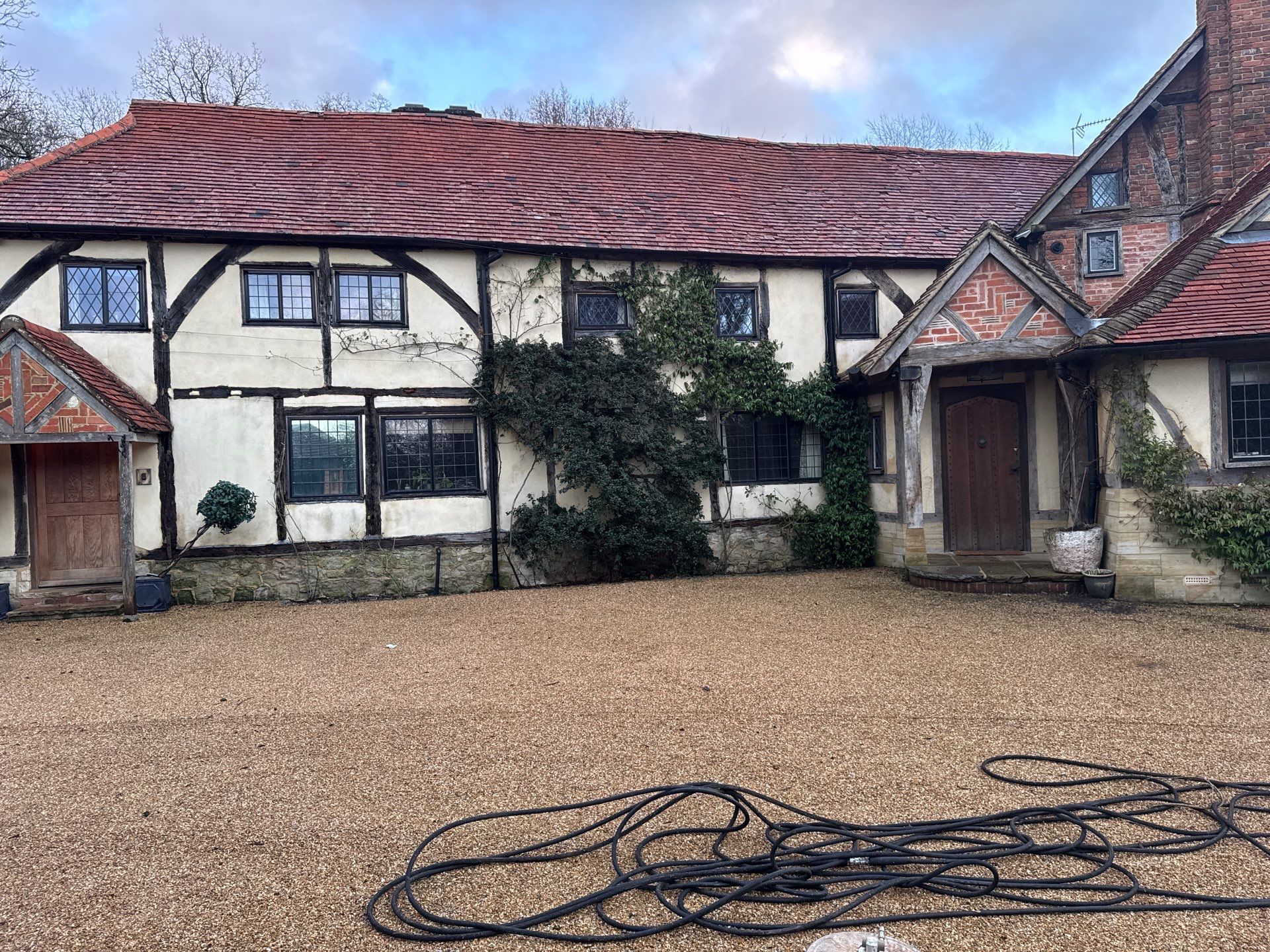 Roof Clean  - Moss Removal - Gutter Clean using Honda 15lpm Low Pressure Washing Machine by Ges Exterior Cleaning ltd