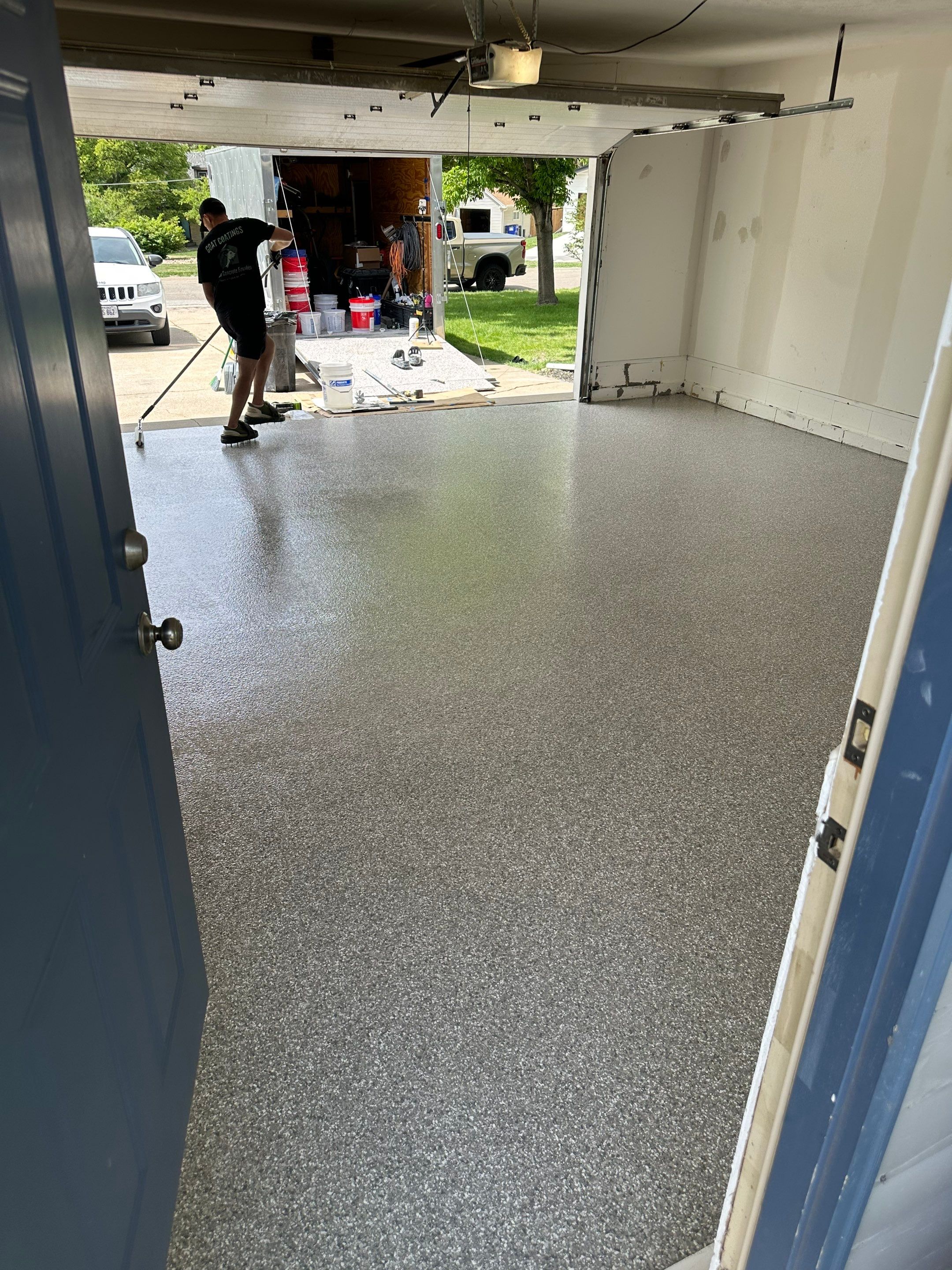 Failed DIY Epoxy Floor Brought Back to Life! by Goat Coatings