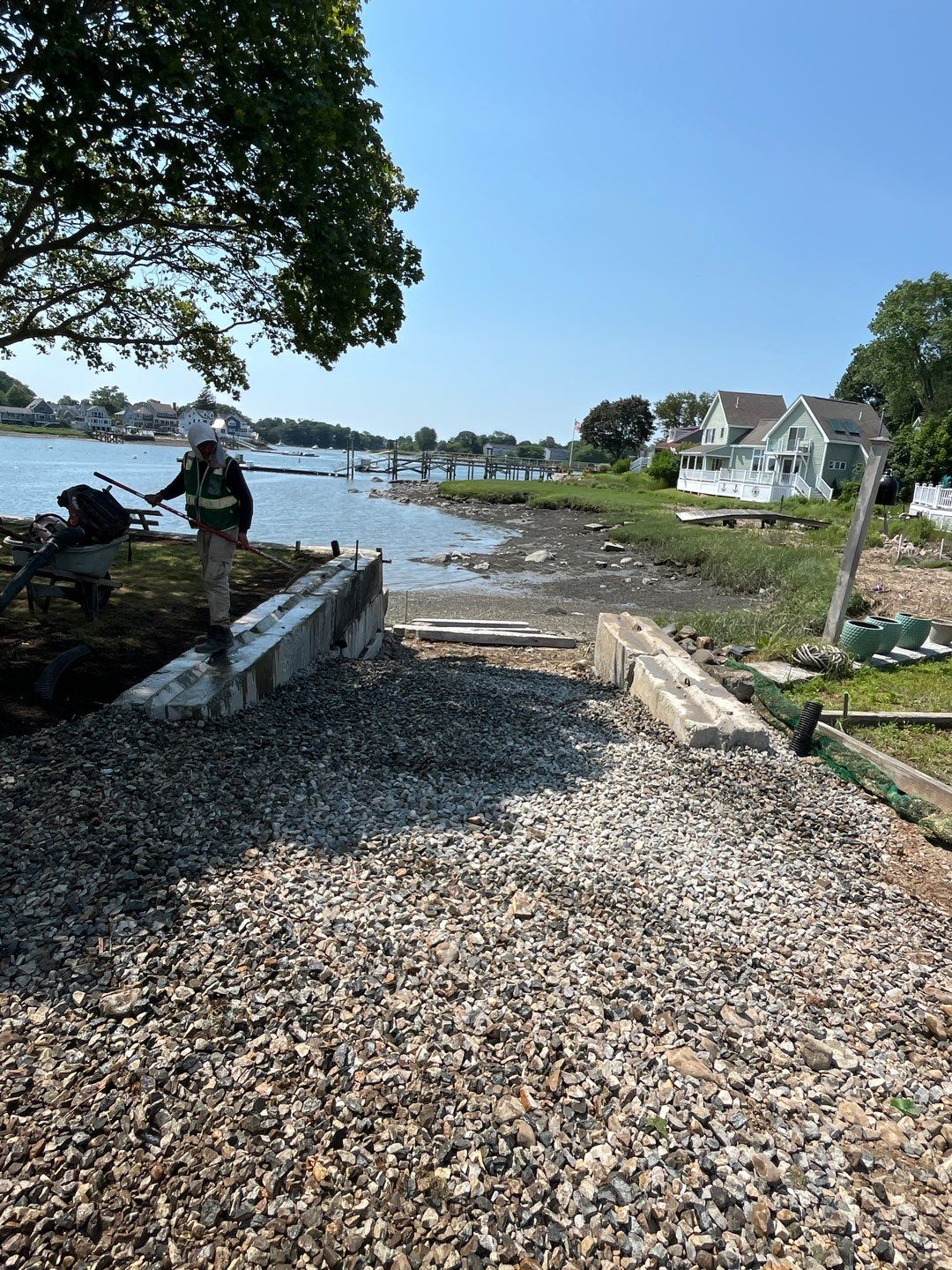 Beautiful Re-disgn by the water in Danvers MA  by Cole Landscaping Inc