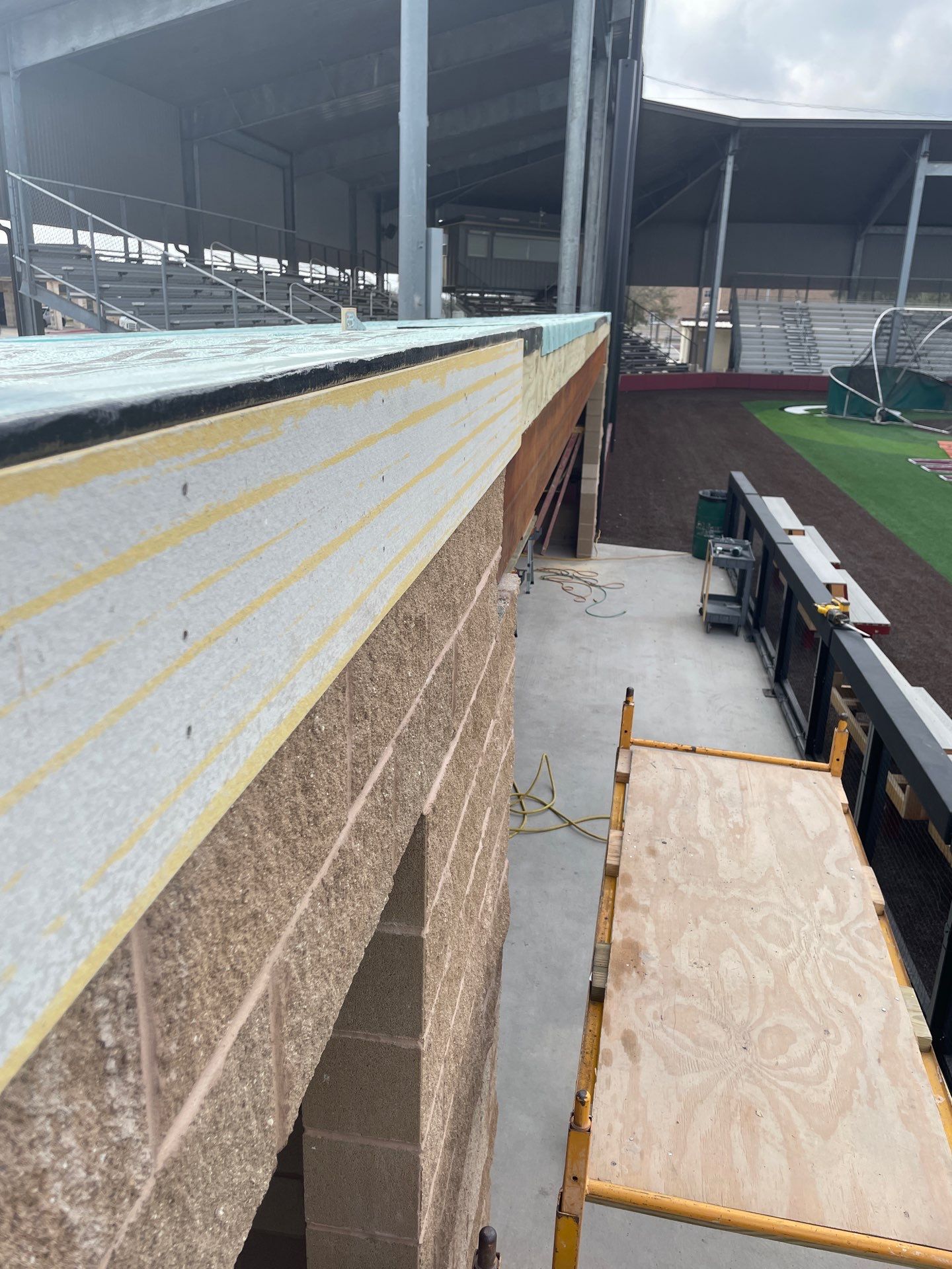 Wildcat Dugout by Bayfront Roofing and Construction