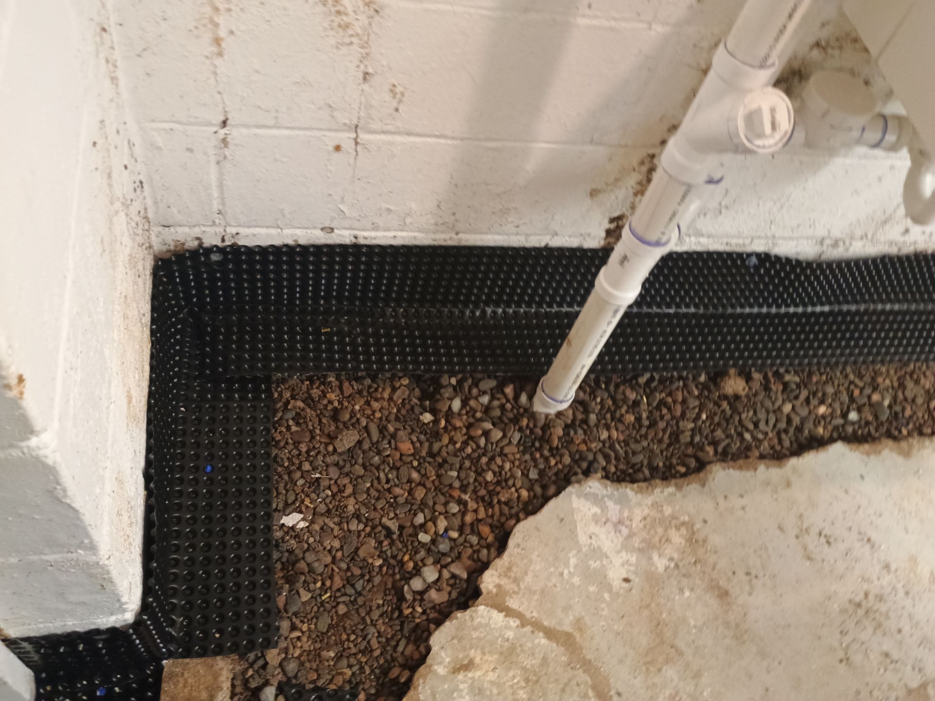 Drain Tile in Columbia Heights by Waterproofing Northeast
