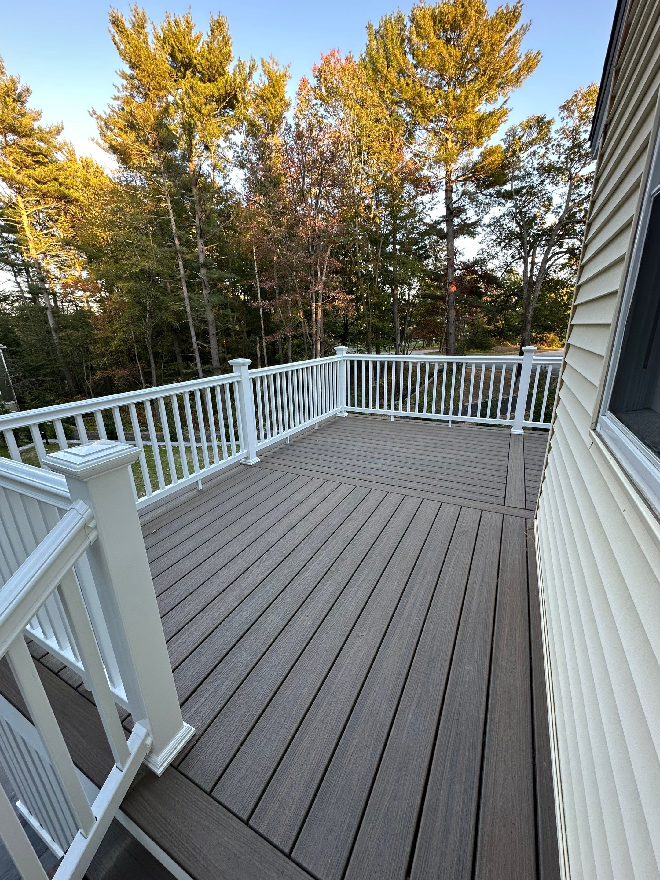 New Deck buit in Medfield MA by UBrothers Construction