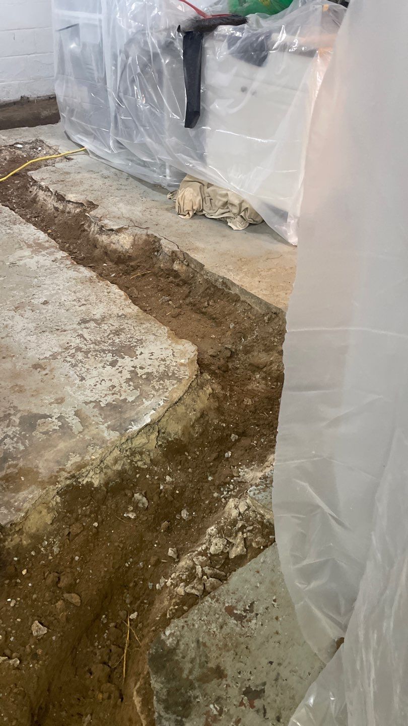 Interior Drain Tile & Yard French Drain in St. Paul, MN by Waterproofing Northeast