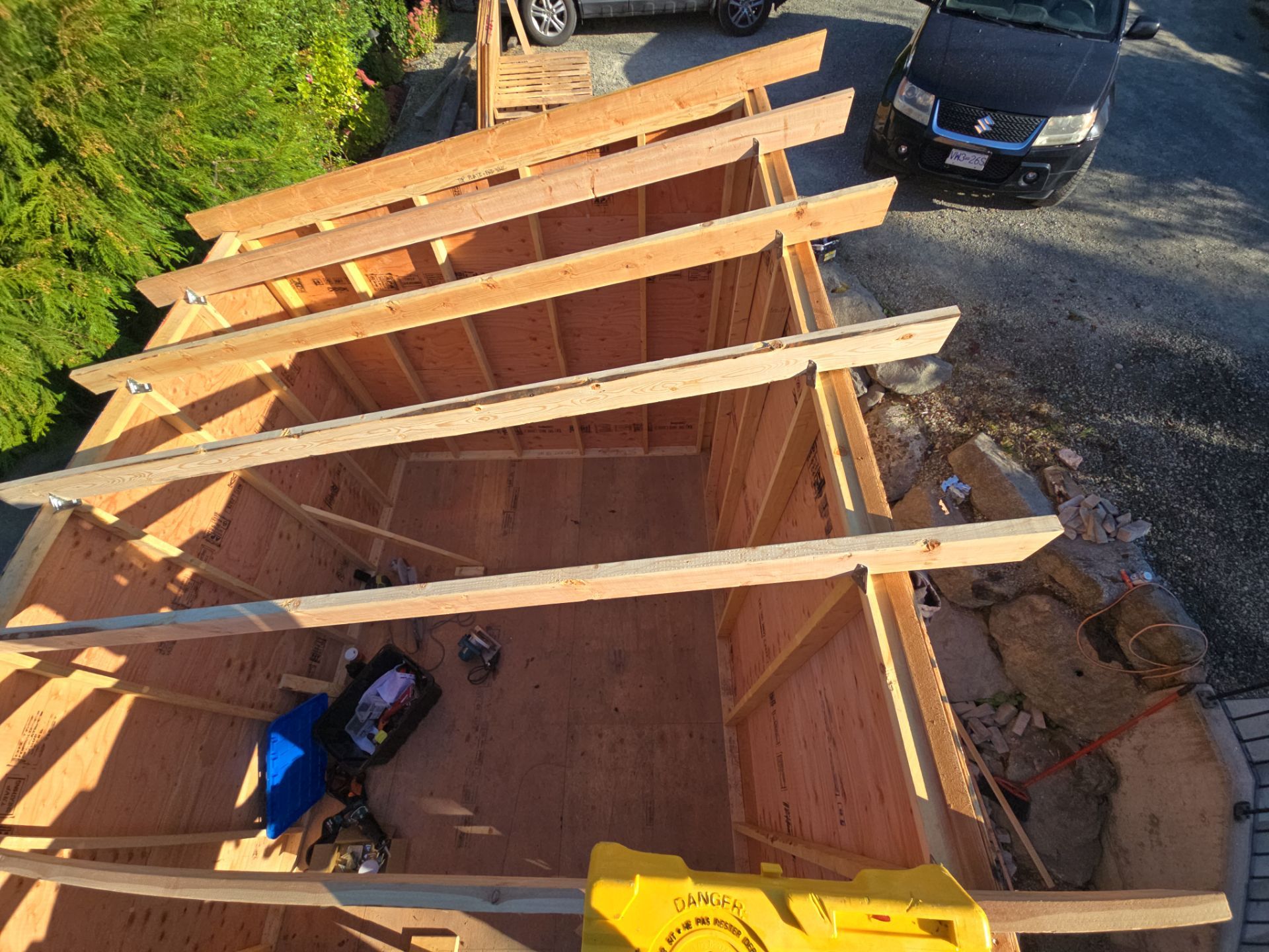 Backyard Transformation — Custom Shed, Paver Patio & Retaining Wall by Habanero Garden and Exterior Care