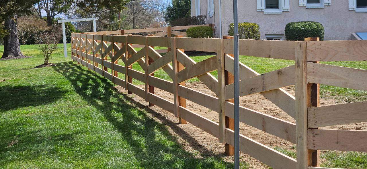 5 Board Cross Buck by Kingdom Fence & Supply
