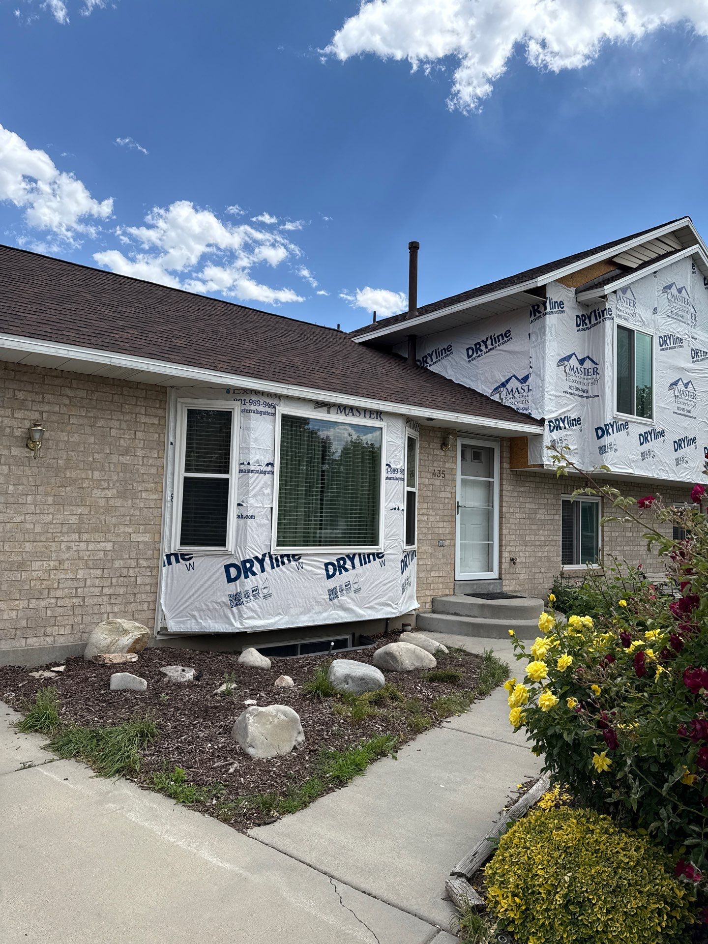 Project in Orem by Master Rain Gutters.