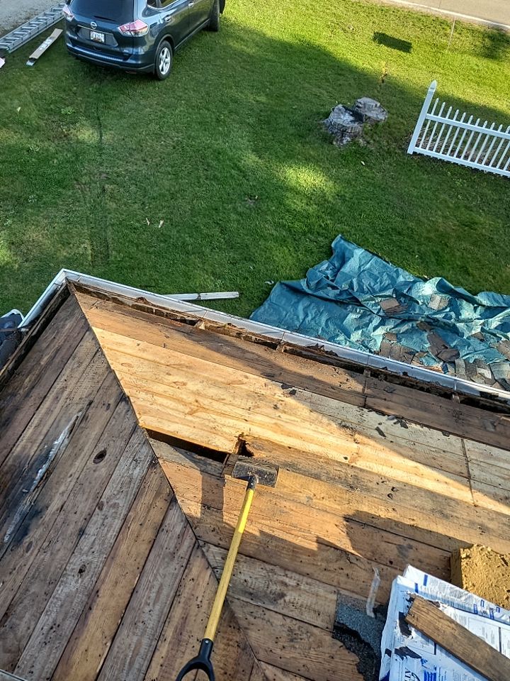 ATLAS PINNACLE COLOR: COASTAL GRANITE DRIP EDGE: BLACK by Eagle Eye Roofing