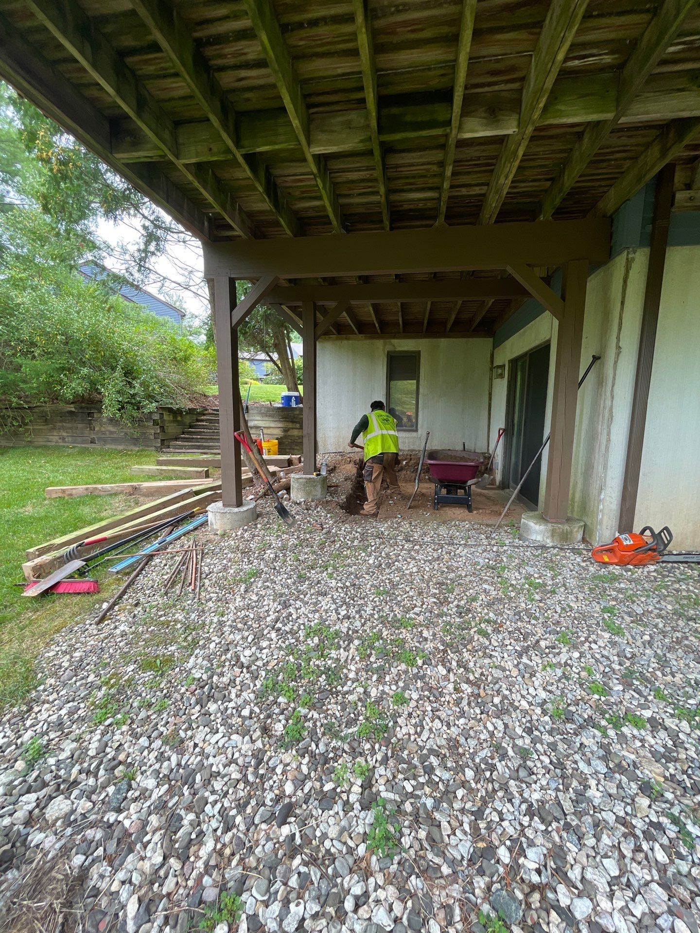 Railroad Tie Wall Replacements by High Sierra Landscape Contractors Inc.