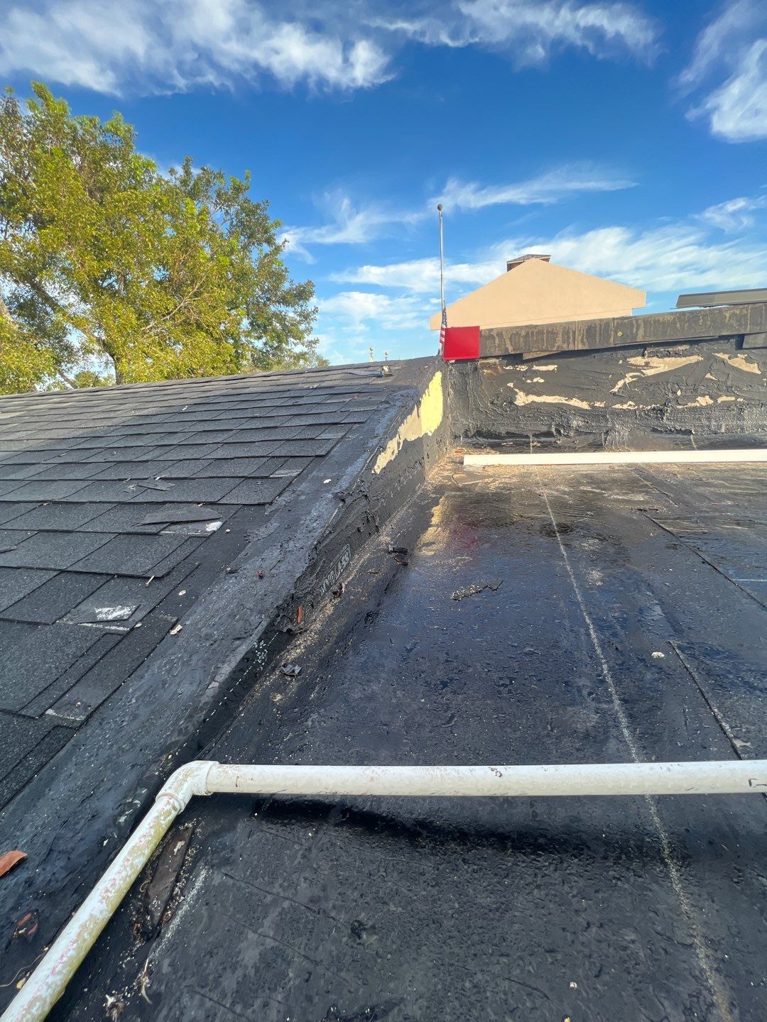 Commercial Roofing Installation using BUR by Four Peaks Roofing