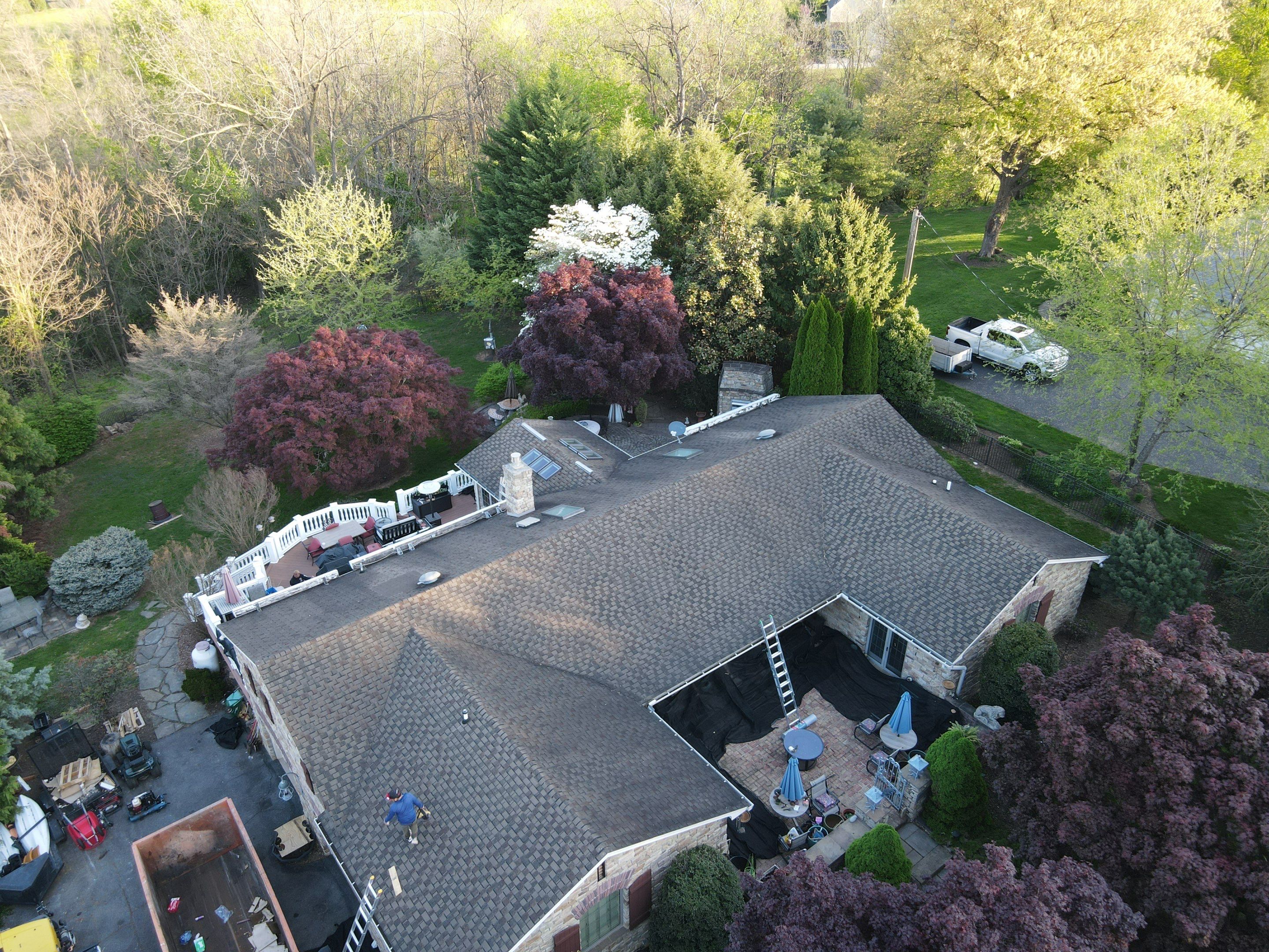 Residential Roofing Installation using Gaf Hdz Architectural Shingle by Teflon Roofing