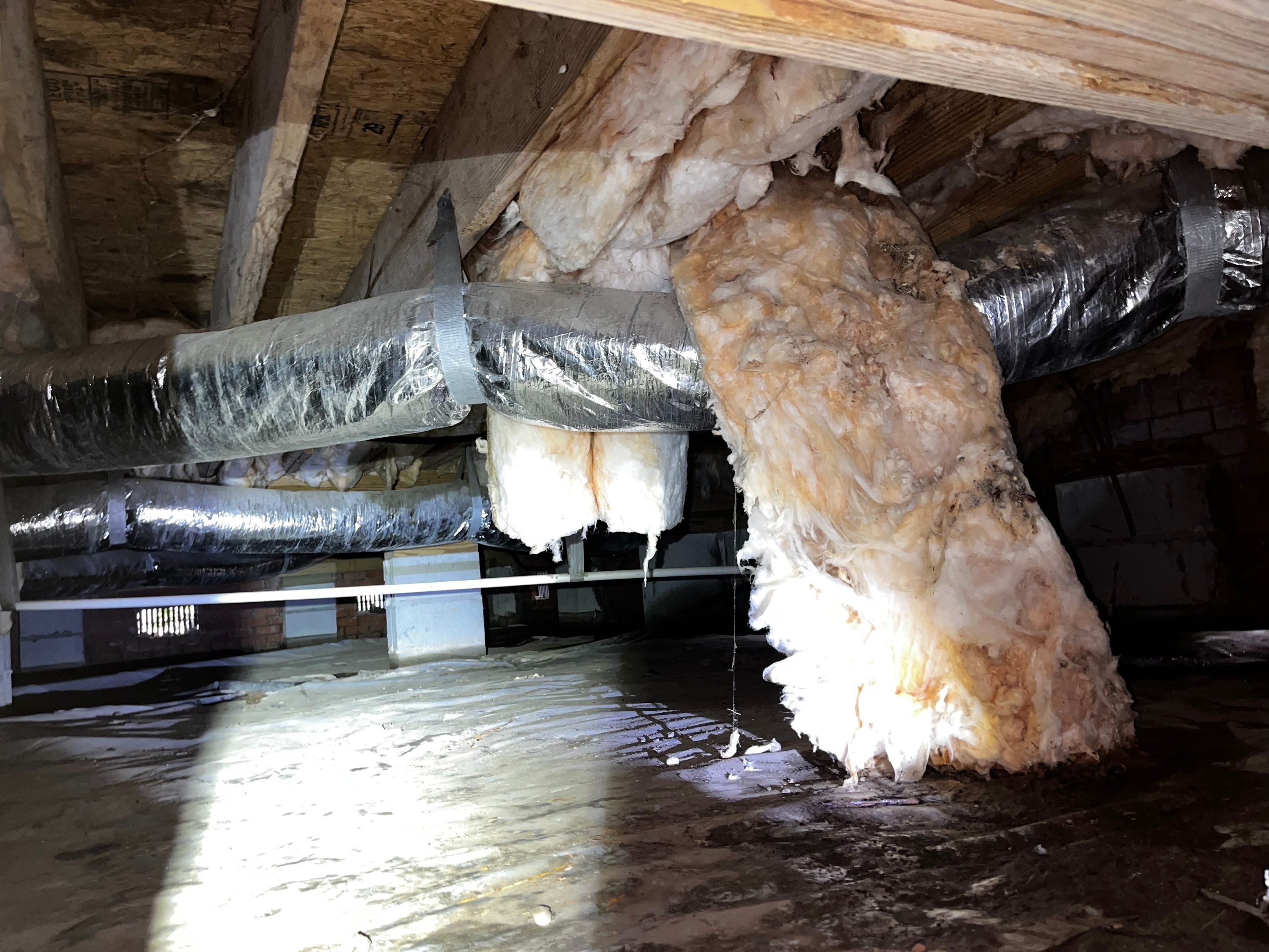 Impact Choice Encapsulation with French Drain and Crawlspace Doors by Impact Crawlspace