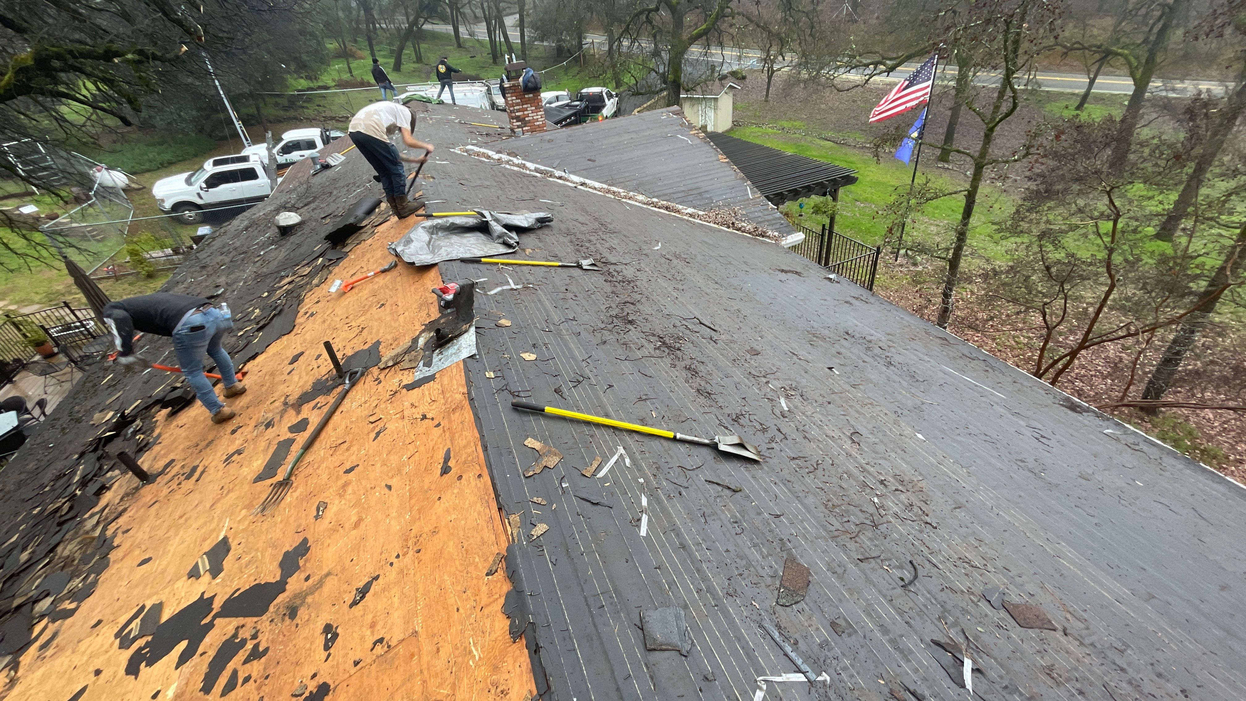 Residential Roofing Installation using Owens Corning Roofing Shingles by Byers Enterprises 