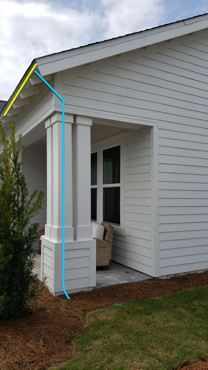 Gutter Installation Using White K-Style Aluminum Seamless Gutters by Gutter Professors