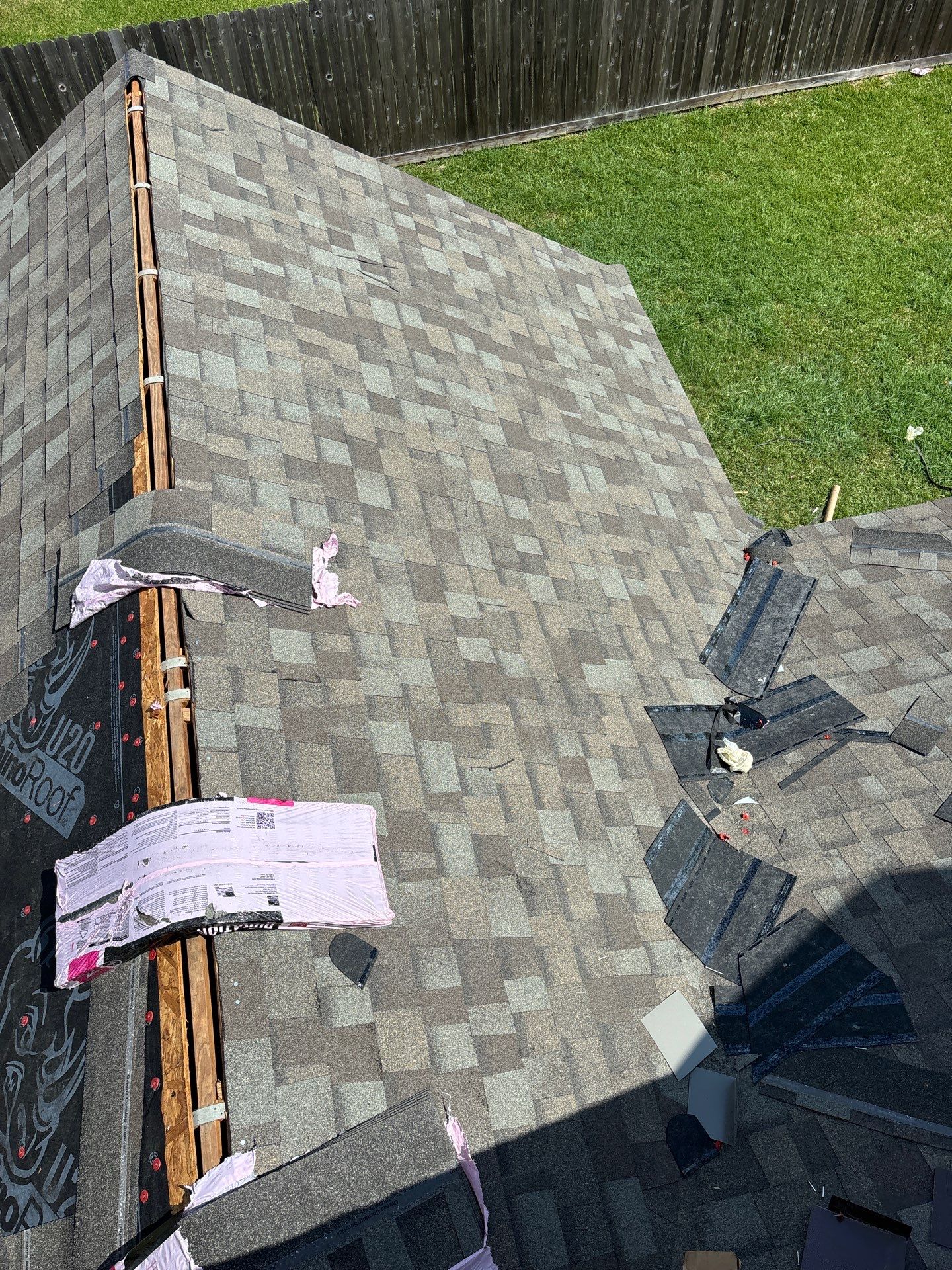 Residential Roofing Installation using Owen's Corning Duration (Lifetime) Shingles by Roof Repair Company