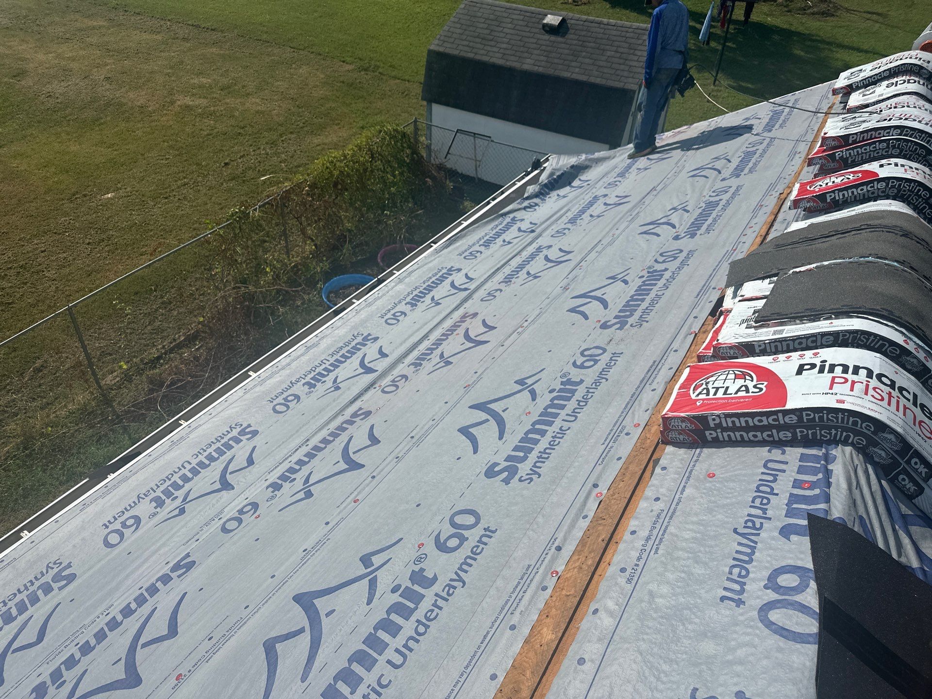 Residential Roofing Install - Atlas Pinnacle Pristine Shingles - Color Hearthstone  by Titan Commercial & Residential Roofing 