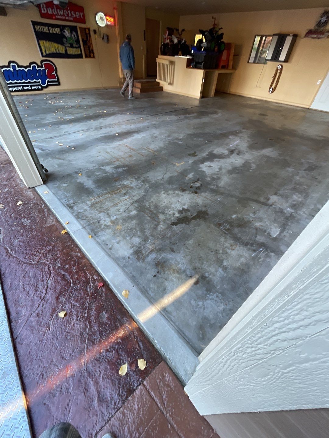 Garage Transformation using Silver Creek by Croc Coatings, LLC