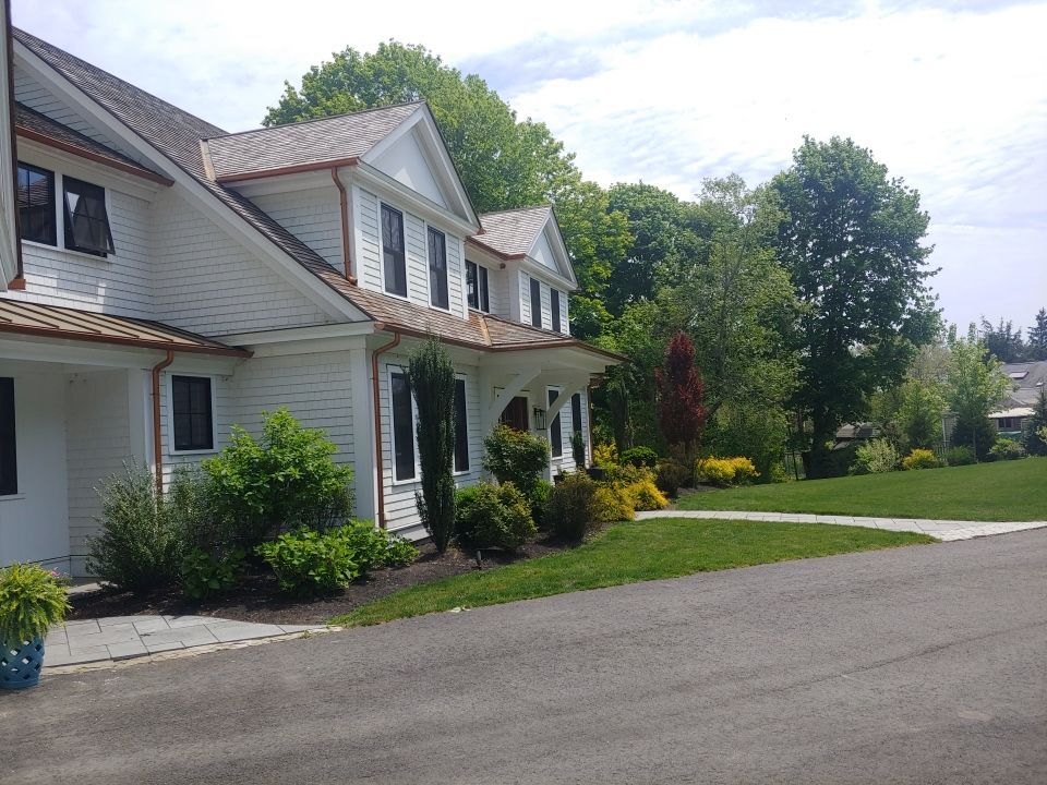Plymouth, MA Gutter Installation using Coppertone Half Round Aluminum Gutter by Gutter Pro Enterprises