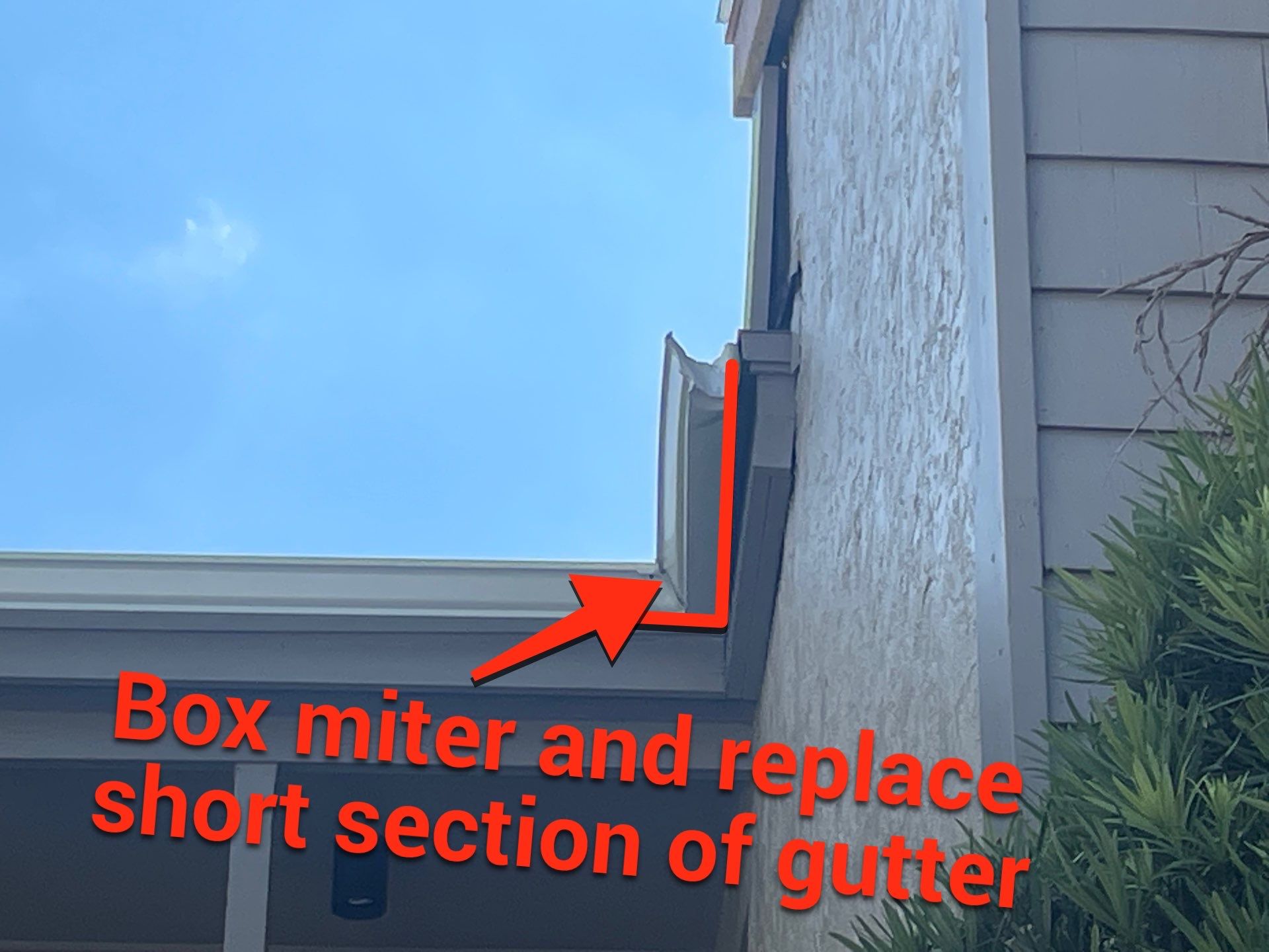 White Gutters Repair and Installation in Sarasota FL by Gutter Professors
