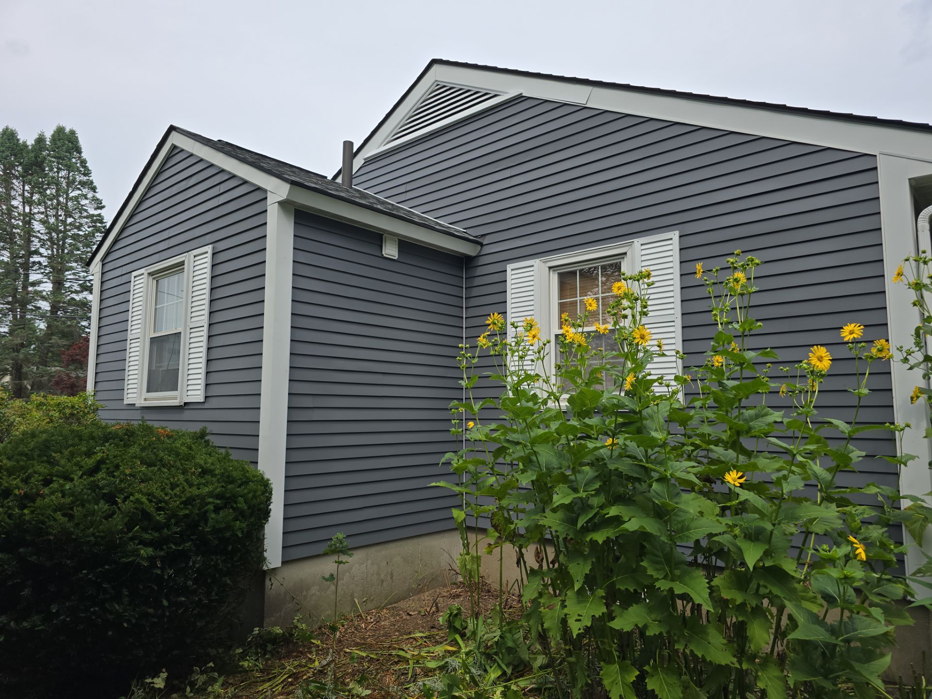 Exterior Painting using Benjamin Moore Regal Select by The Persnickety Painters