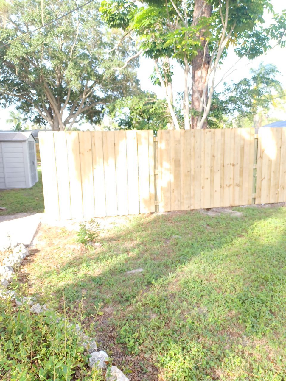 Sarasota, FL 6ft. Tall Treated Board on Board Wood Fence by Asap fence and gates, LLC