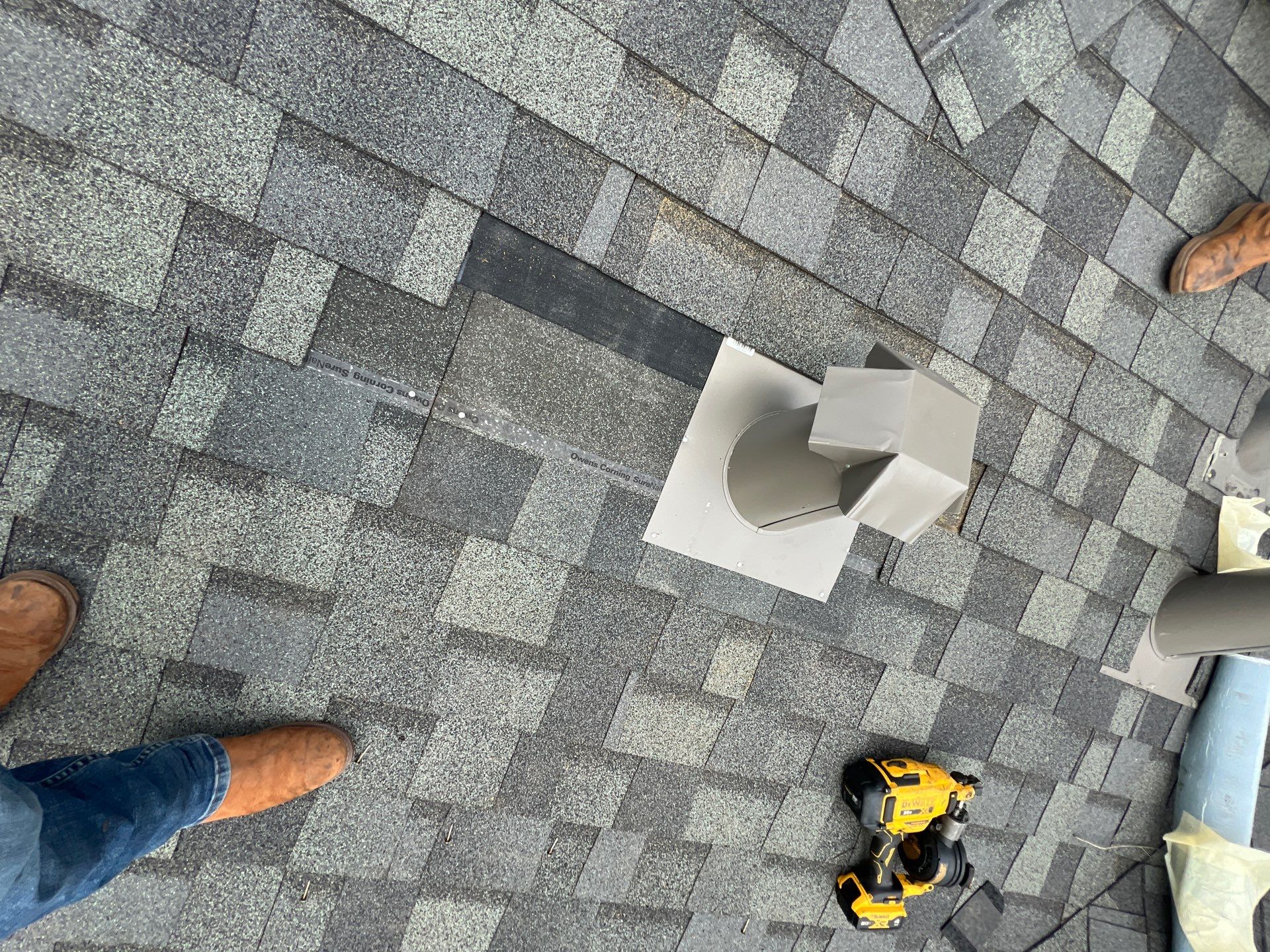 Residential Roofing Repair using Owen's Corning Duration (Lifetime) Shingles by Roof Repair Company