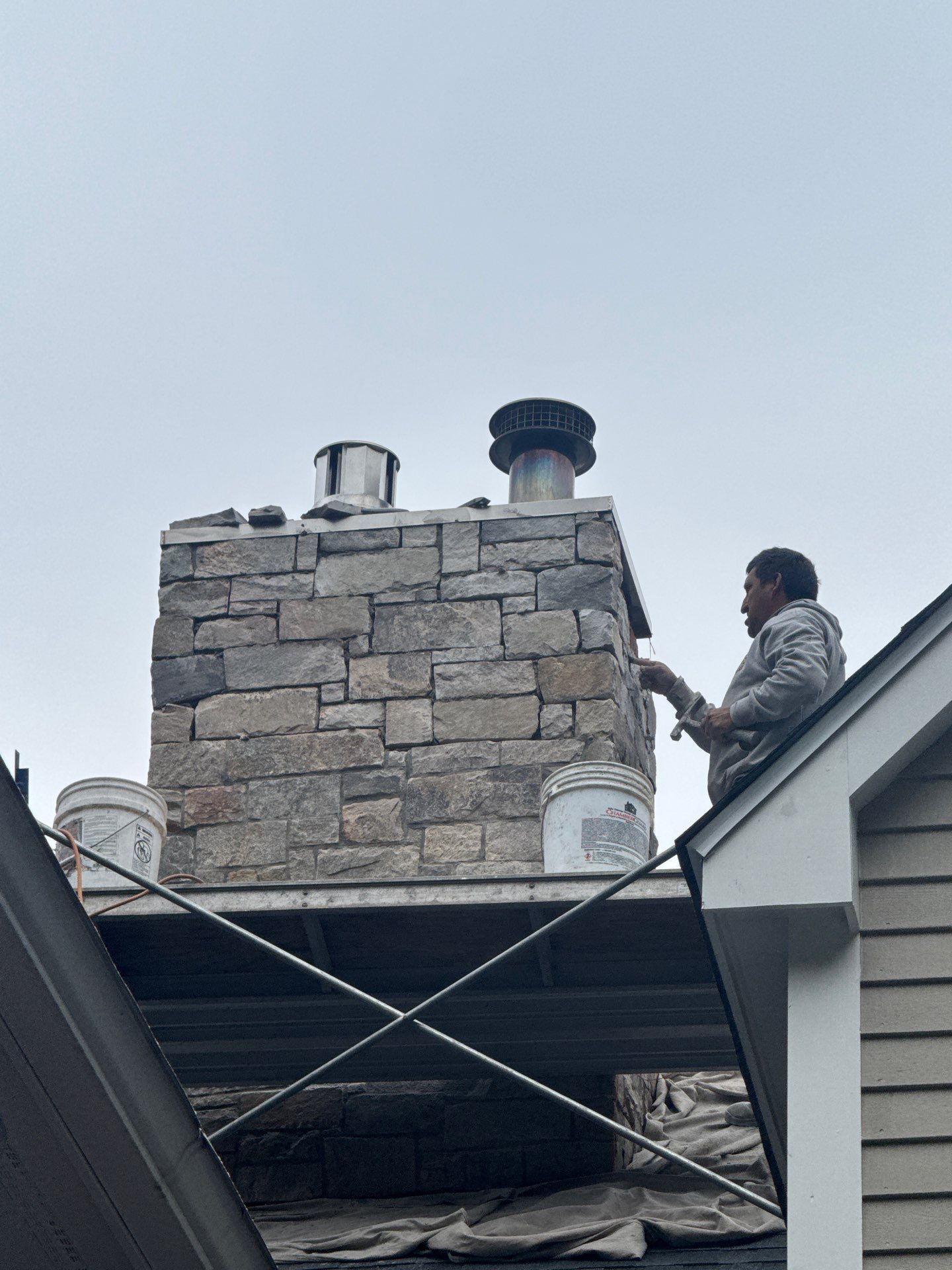 New Gas Fireplace Installation  by Neighborhood Chimney Services 