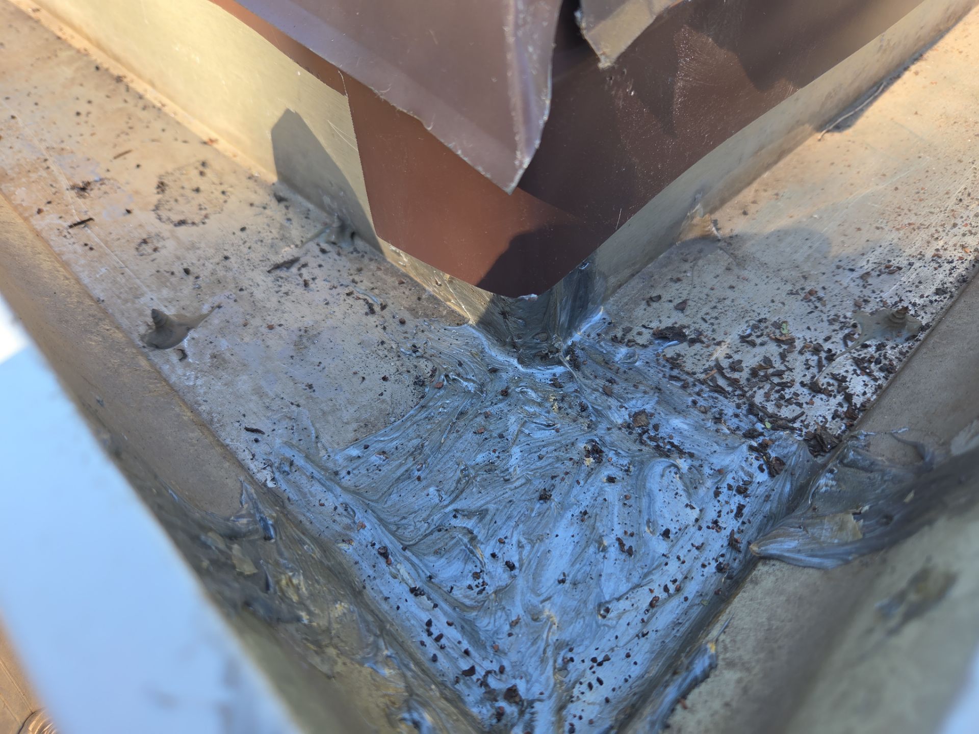 Gutter and Soffit repair by RTP Roofing Company