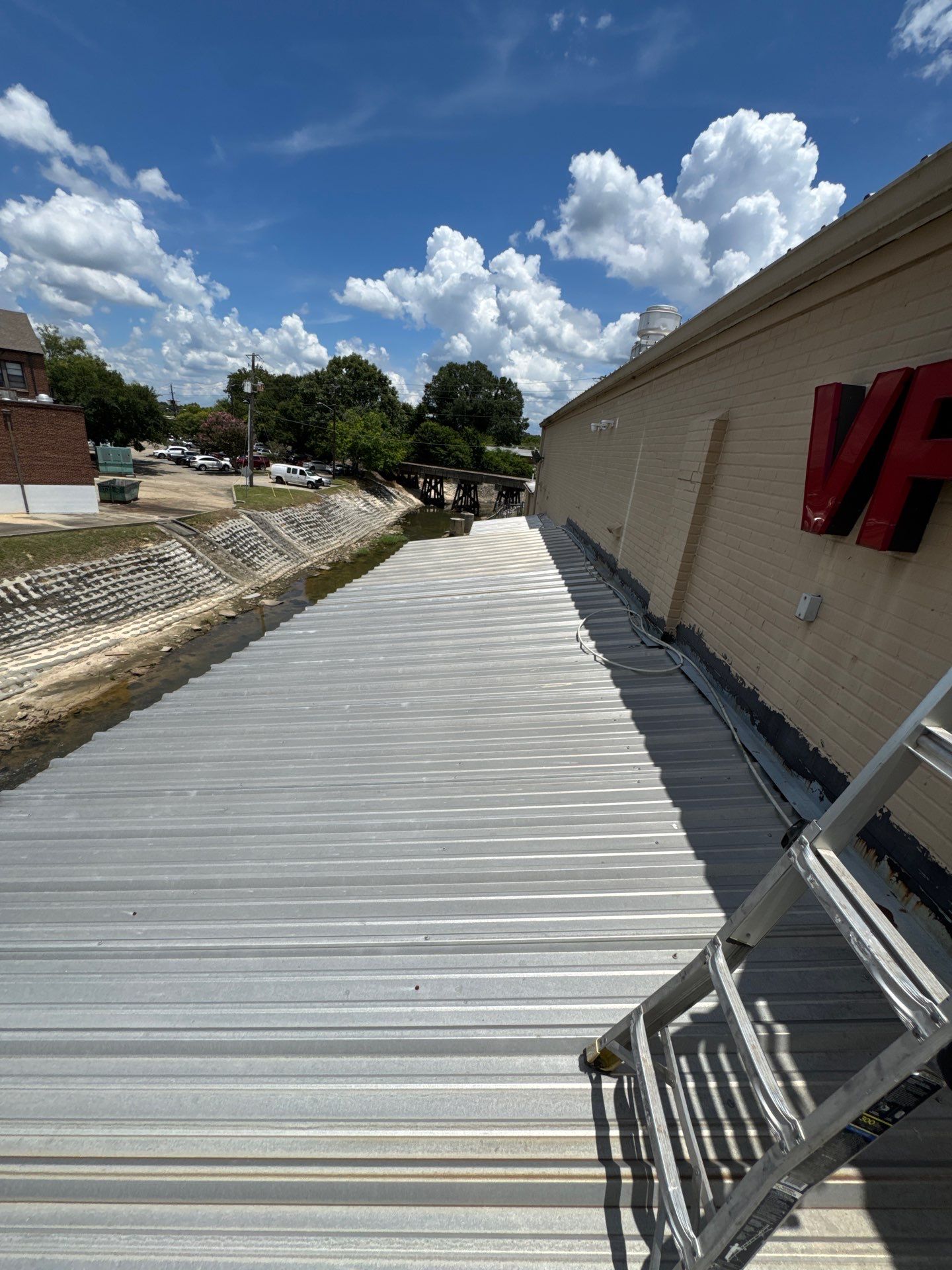 VFW Hattiesburg — Metal Roof Screw Replacement by Frontline Roofing