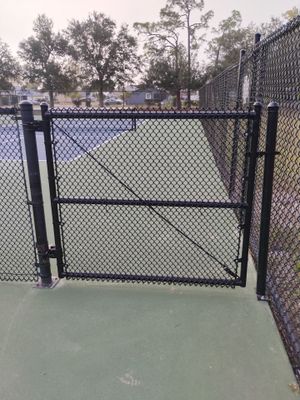 Tennis Court Gate Repair for City of North Port