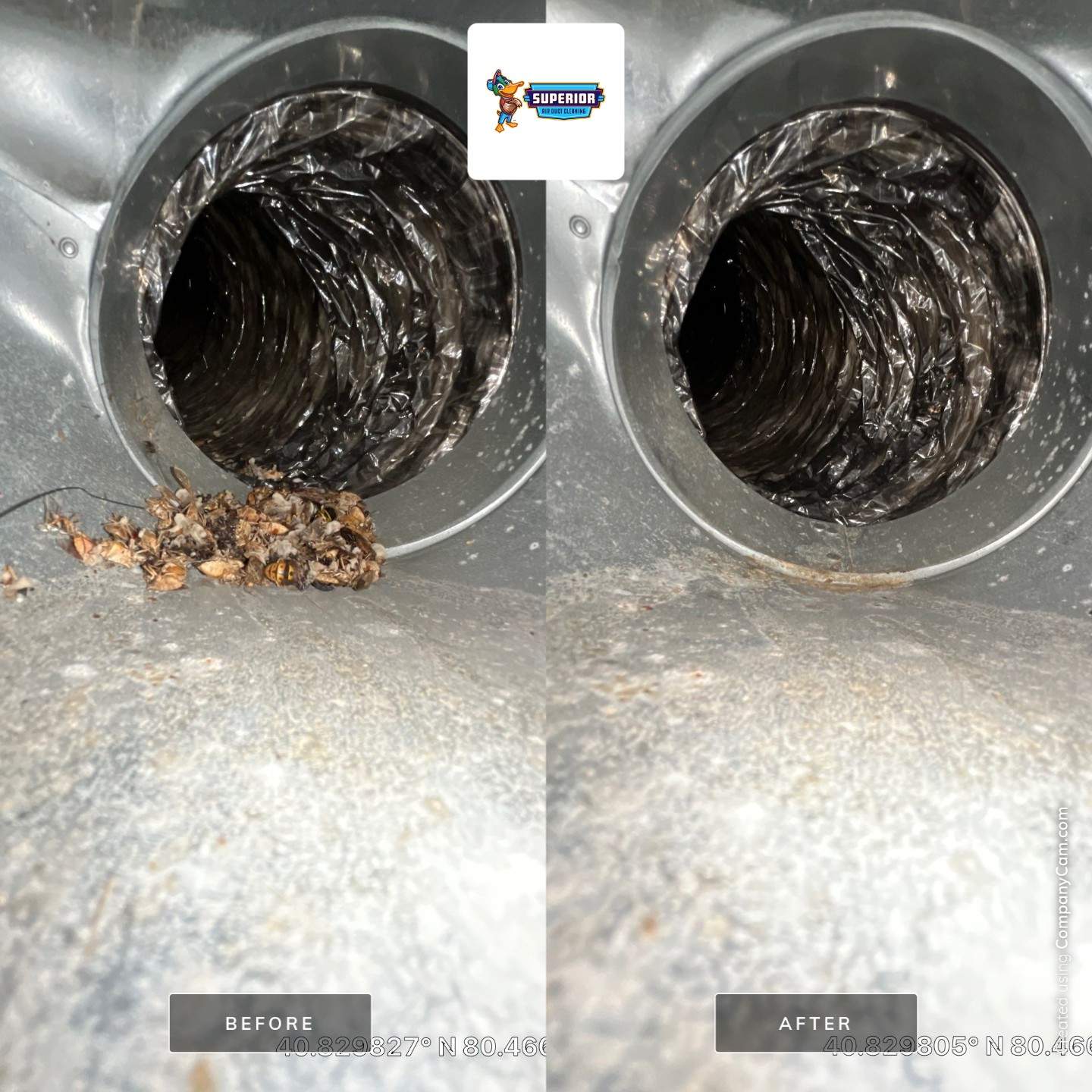 Air Duct Cleaning With a Vacuum Truck in Enon Valley, PA by Superior Air Duct Cleaning