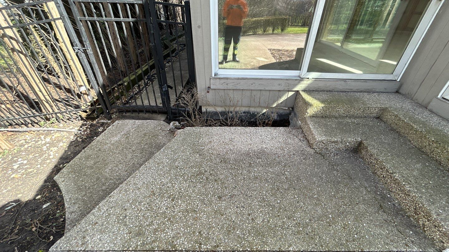 Aggregate Clean and seal using low gloss sealer by Northern Power Washing LLC.